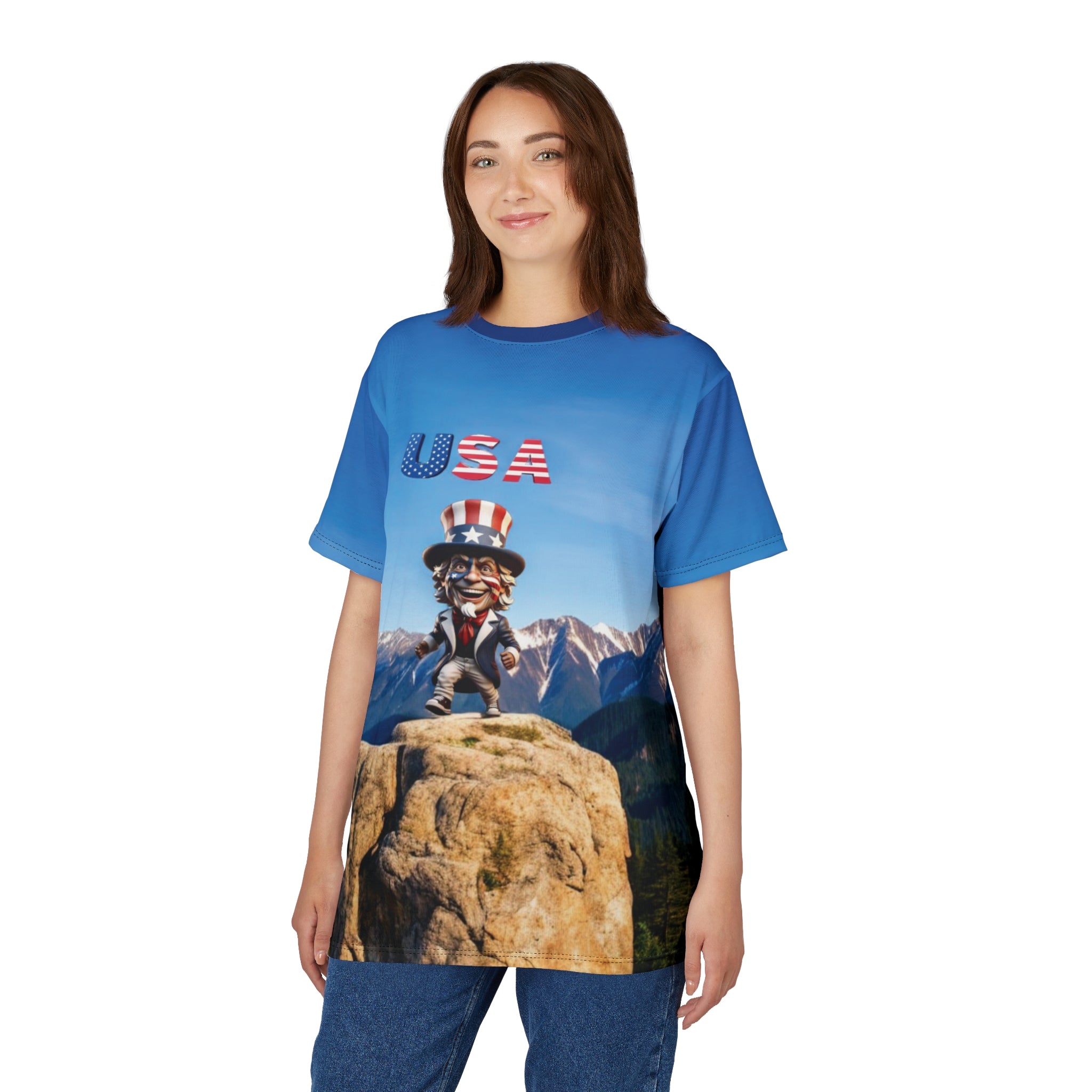 Patriotic Unisex Tee - USA Graphic T-Shirt for Celebrating Independence Day