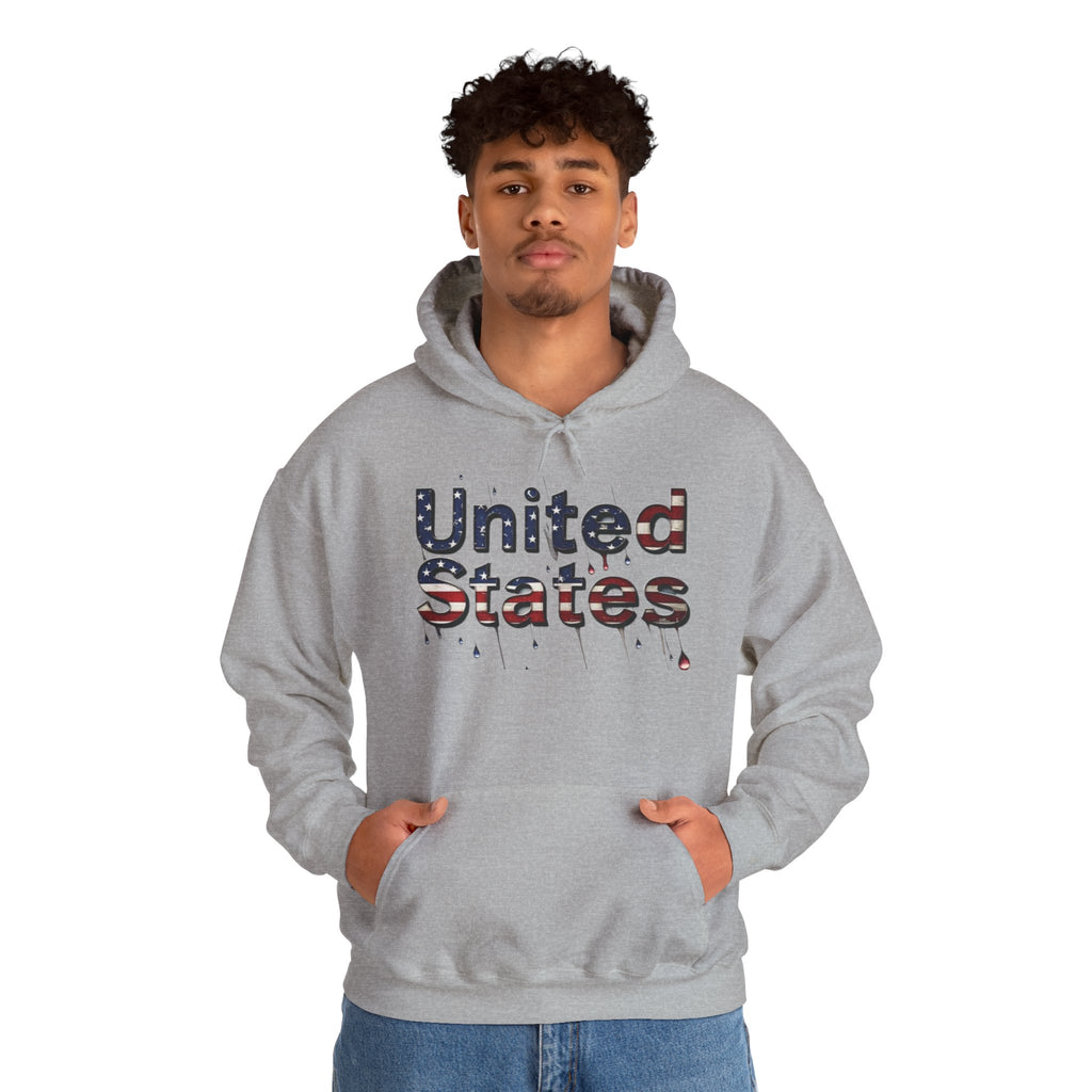Patriotic Unisex Hooded Sweatshirt - United States Design