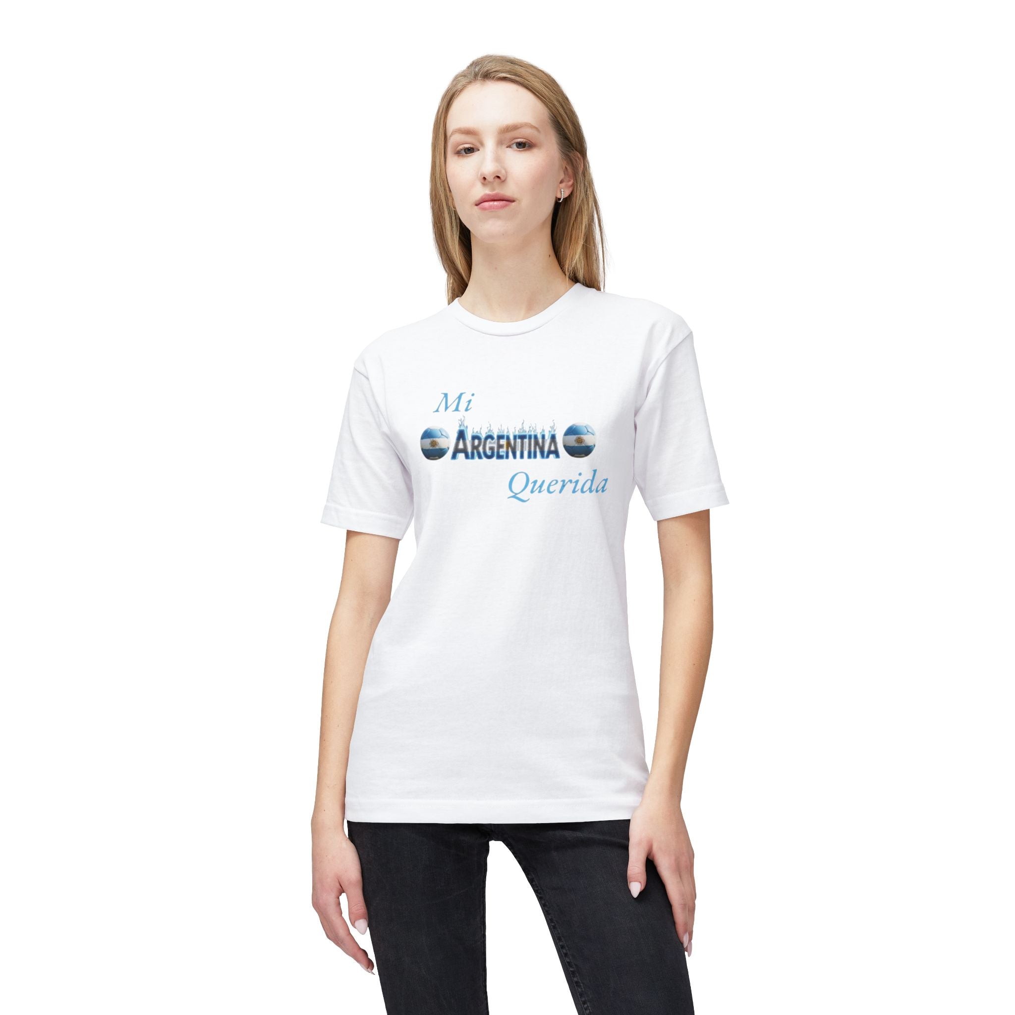Camiseta unisex argentina, fabricada en EE. UU. - Diseño personalizado de alta calidad
