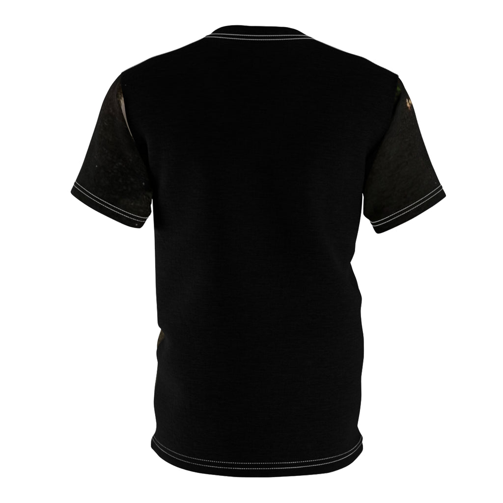 Camiseta puertorriqueña de serpiente cortada y cosida