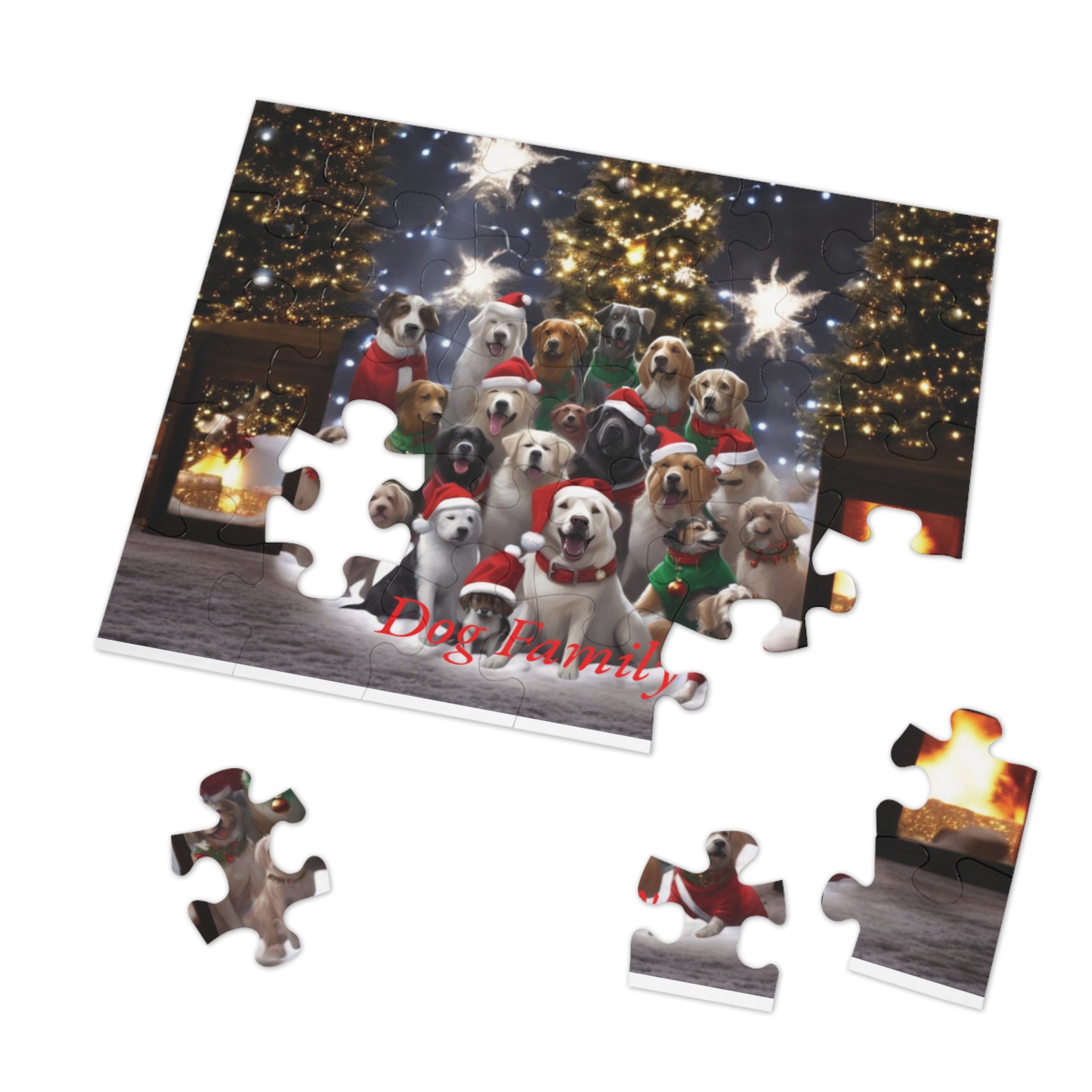 Dog Christmas Puzzle