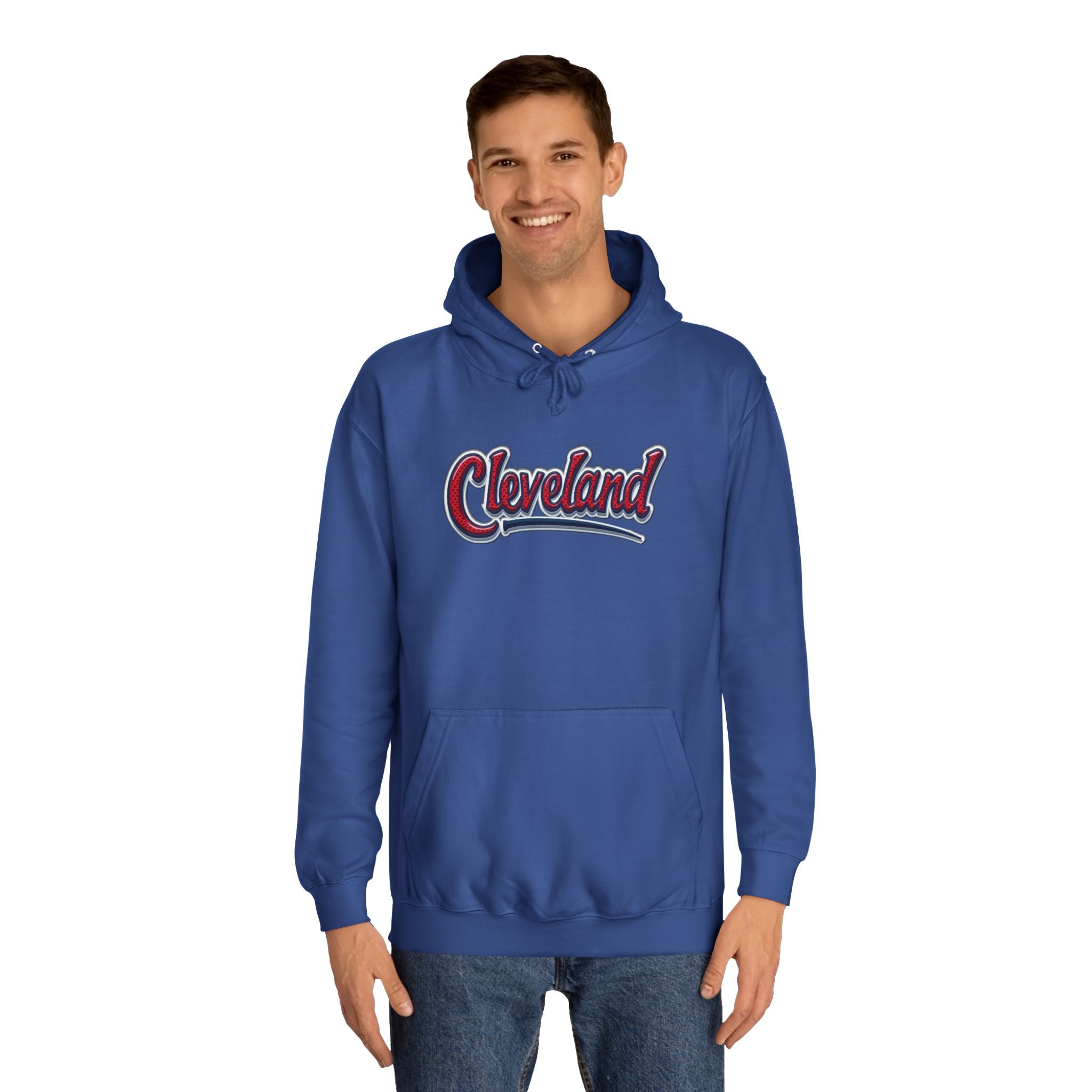 Cleveland Unisex College Hoodie - Cozy Casual Wear, College Spirit Wear, Team Apparel, Gift for Students, Perfect for Game Days 