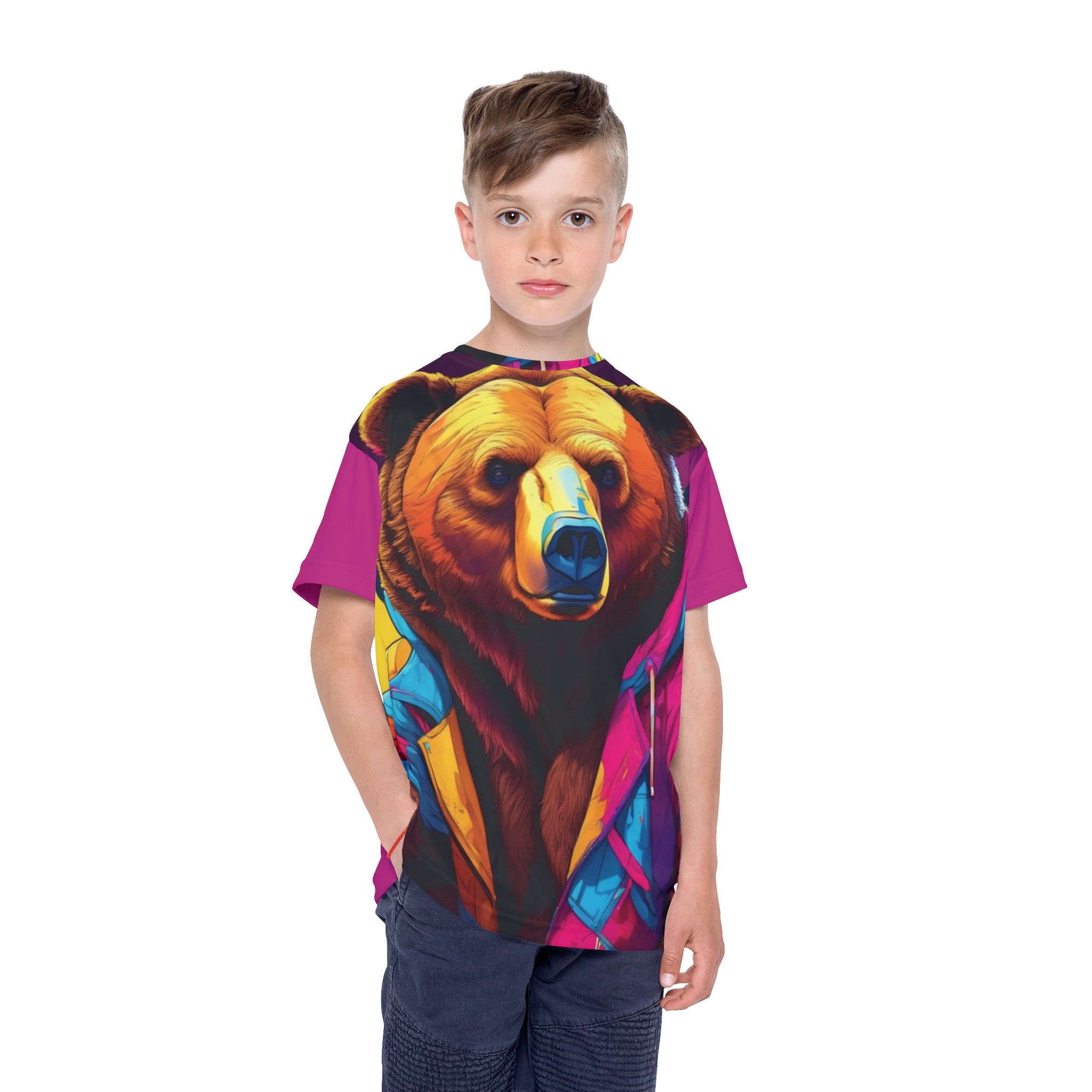 Kids T-Shirt Bear Design Gift 