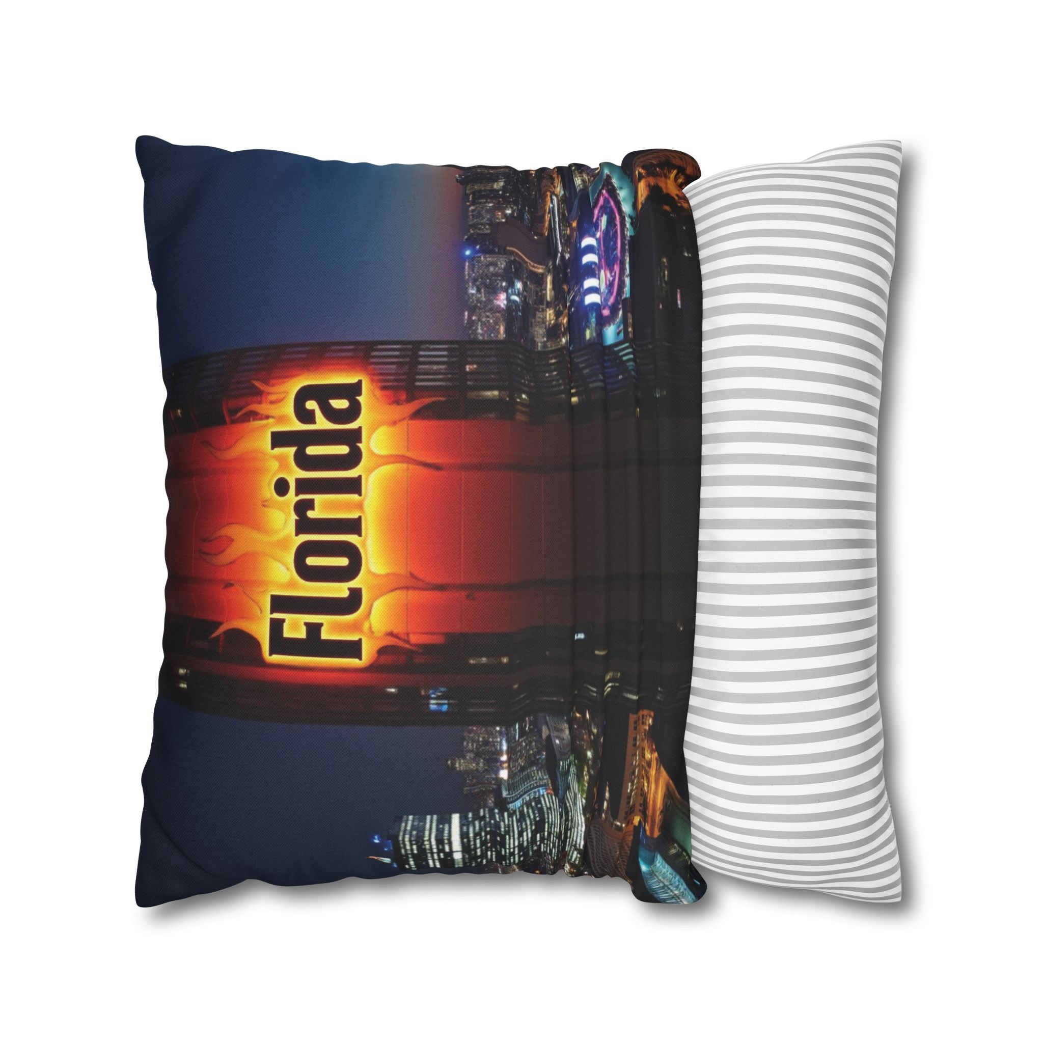 "Florida Night" Decorative Cushion - Urban Style and Sunset