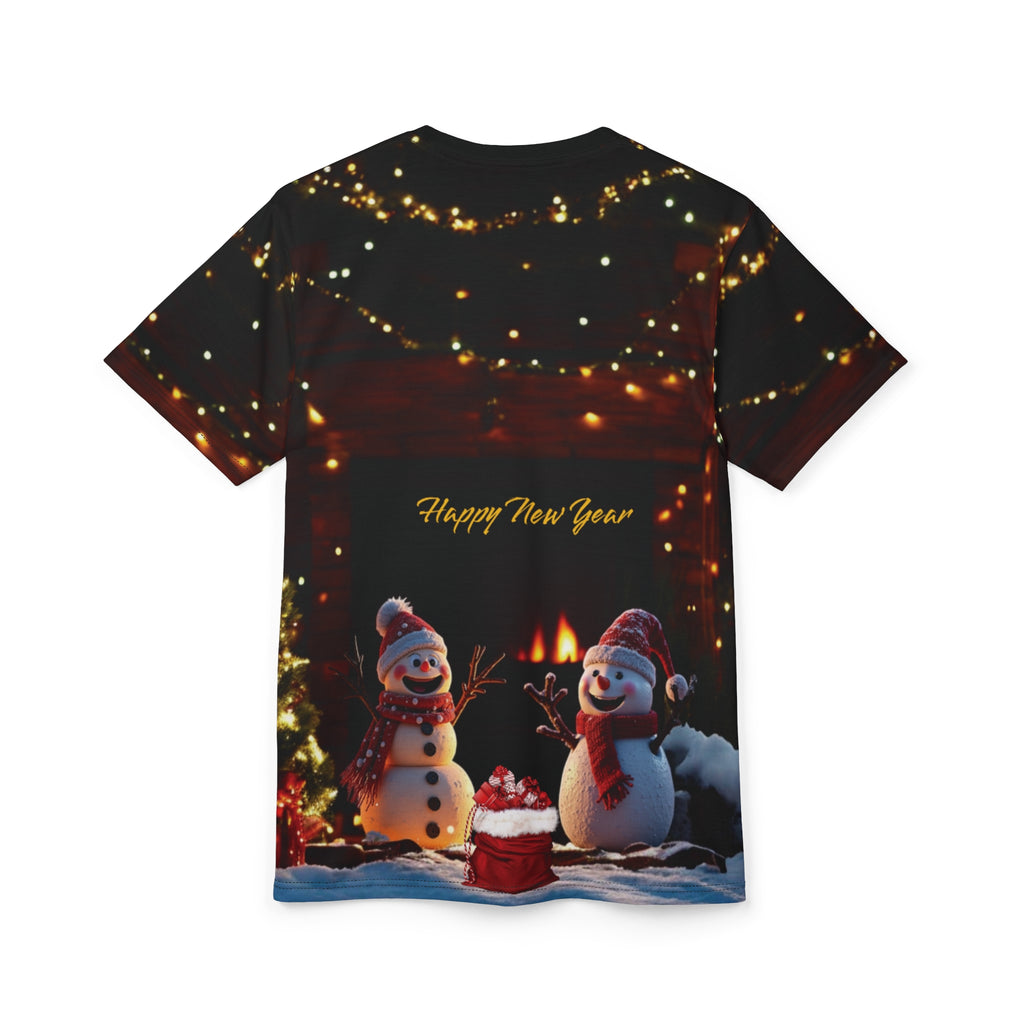 New Year Snowmen Unisex Tee