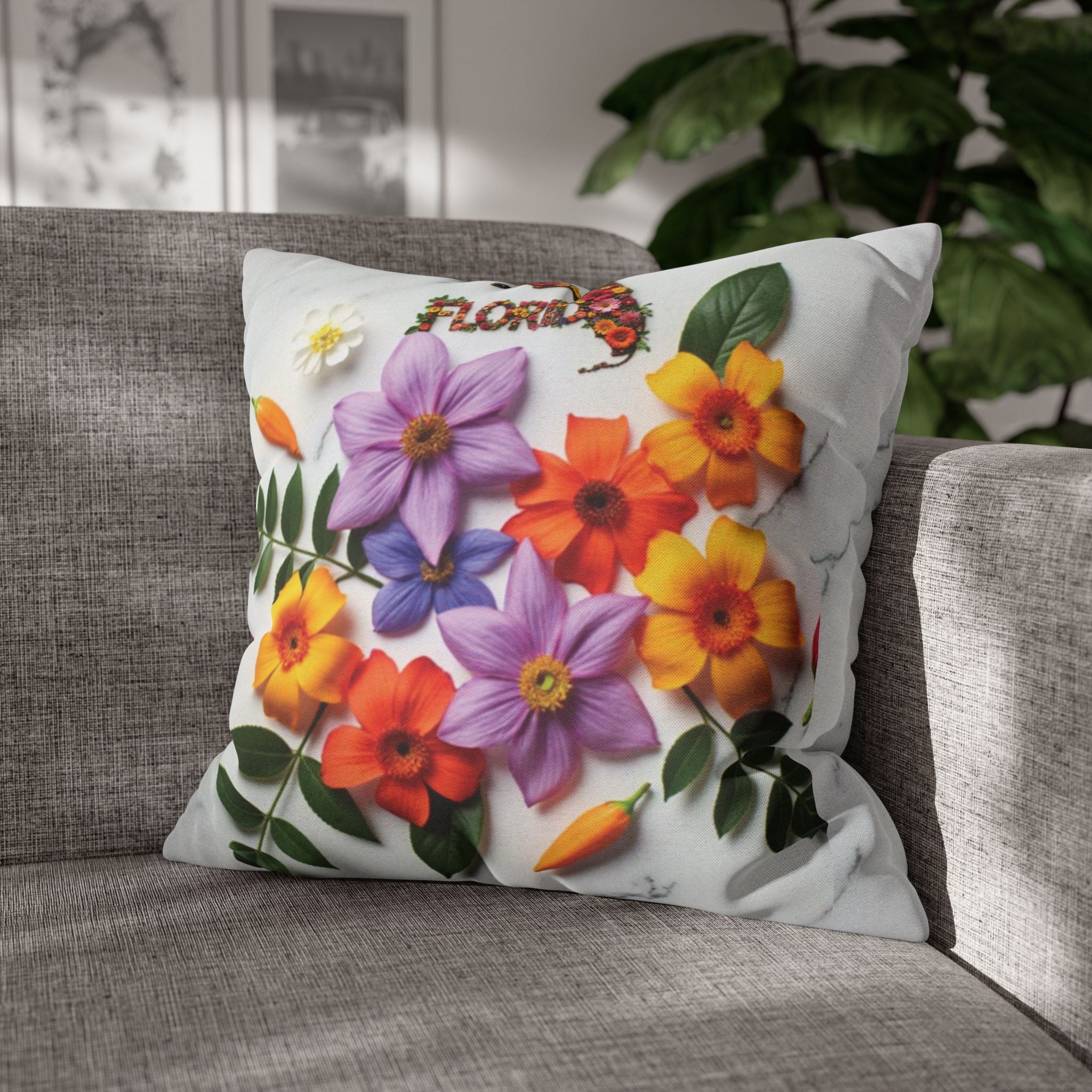Floral cushion cover “Florida” – Tropical style for your home