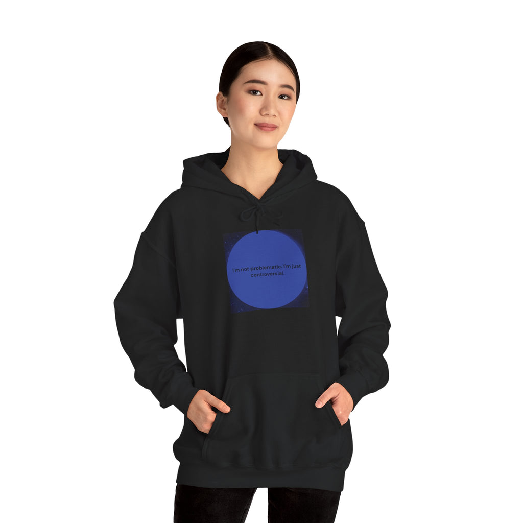 Blue Hooded Sweatshirt
