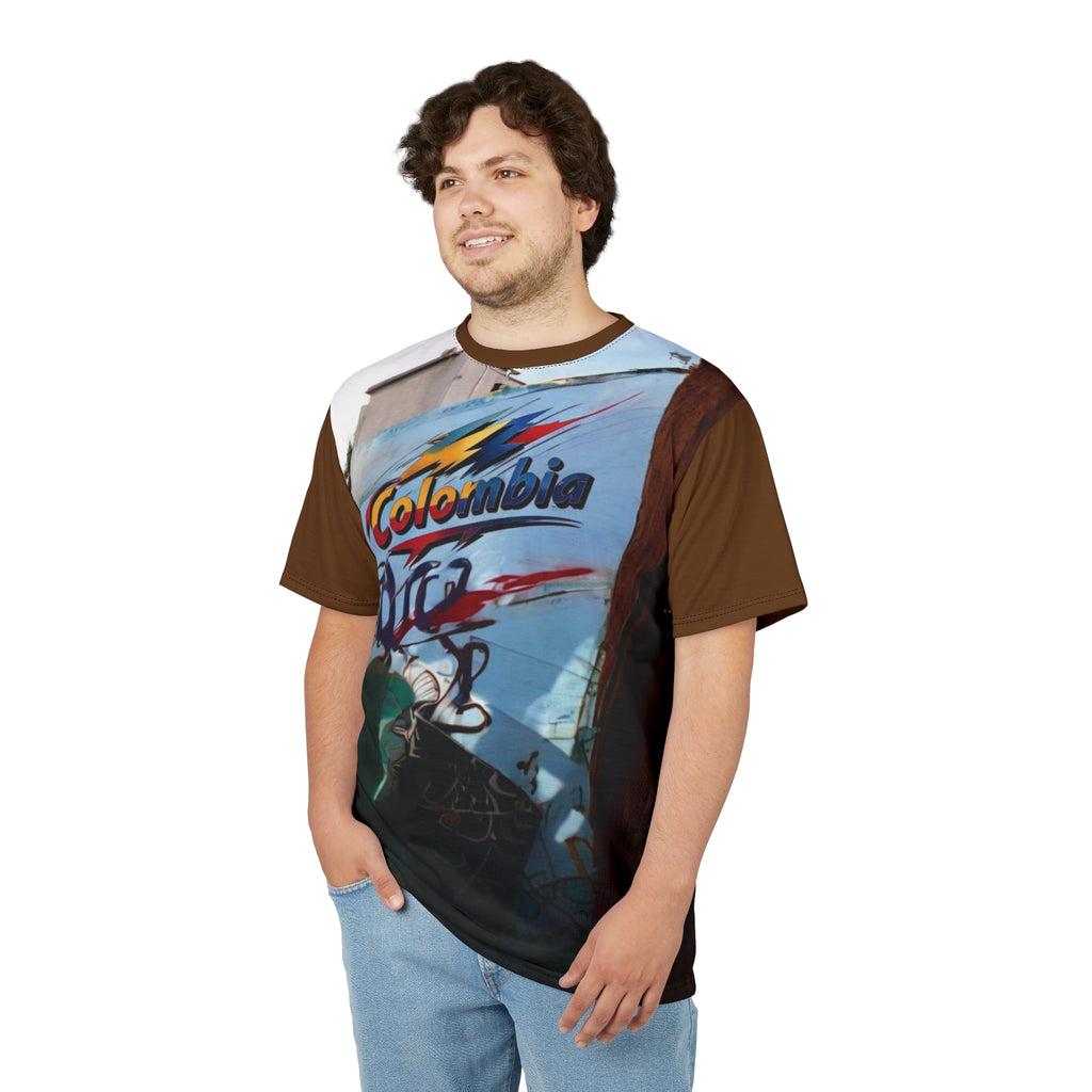 Camiseta unisex de arte callejero de Colombia