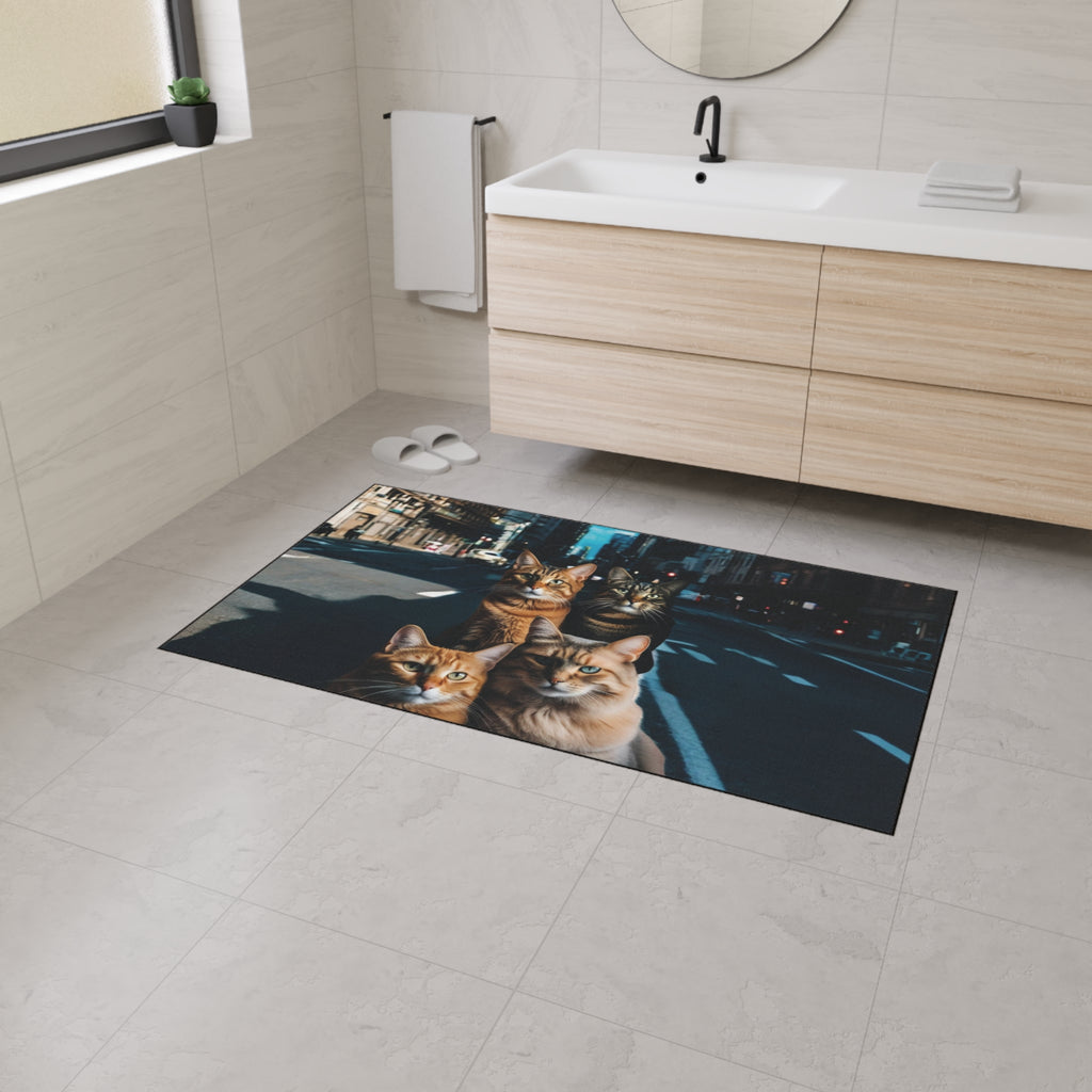 Floor Mat - Beautiful Durable Cat Design - Ideal for Gift Giving