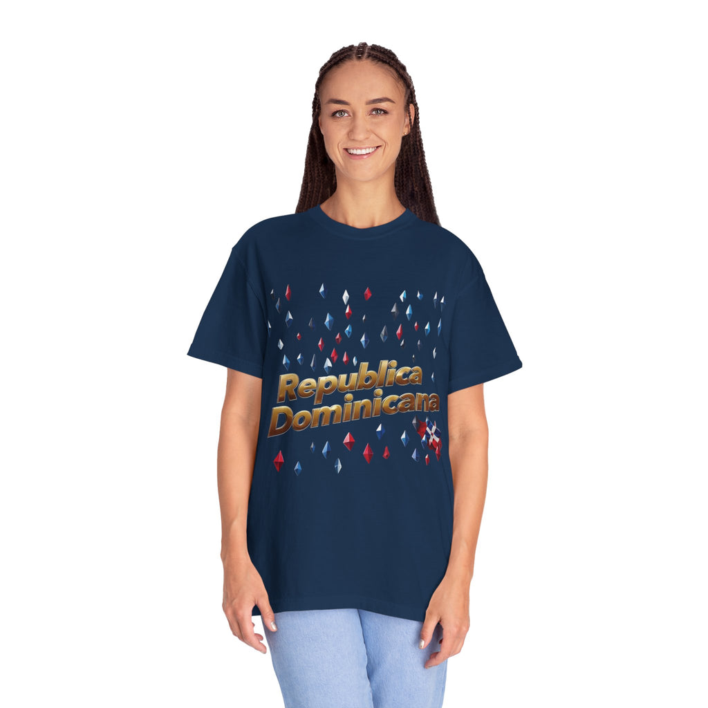 Unisex Garment-Dyed T-Shirt - Dominican Republic Celebration T-Shirt