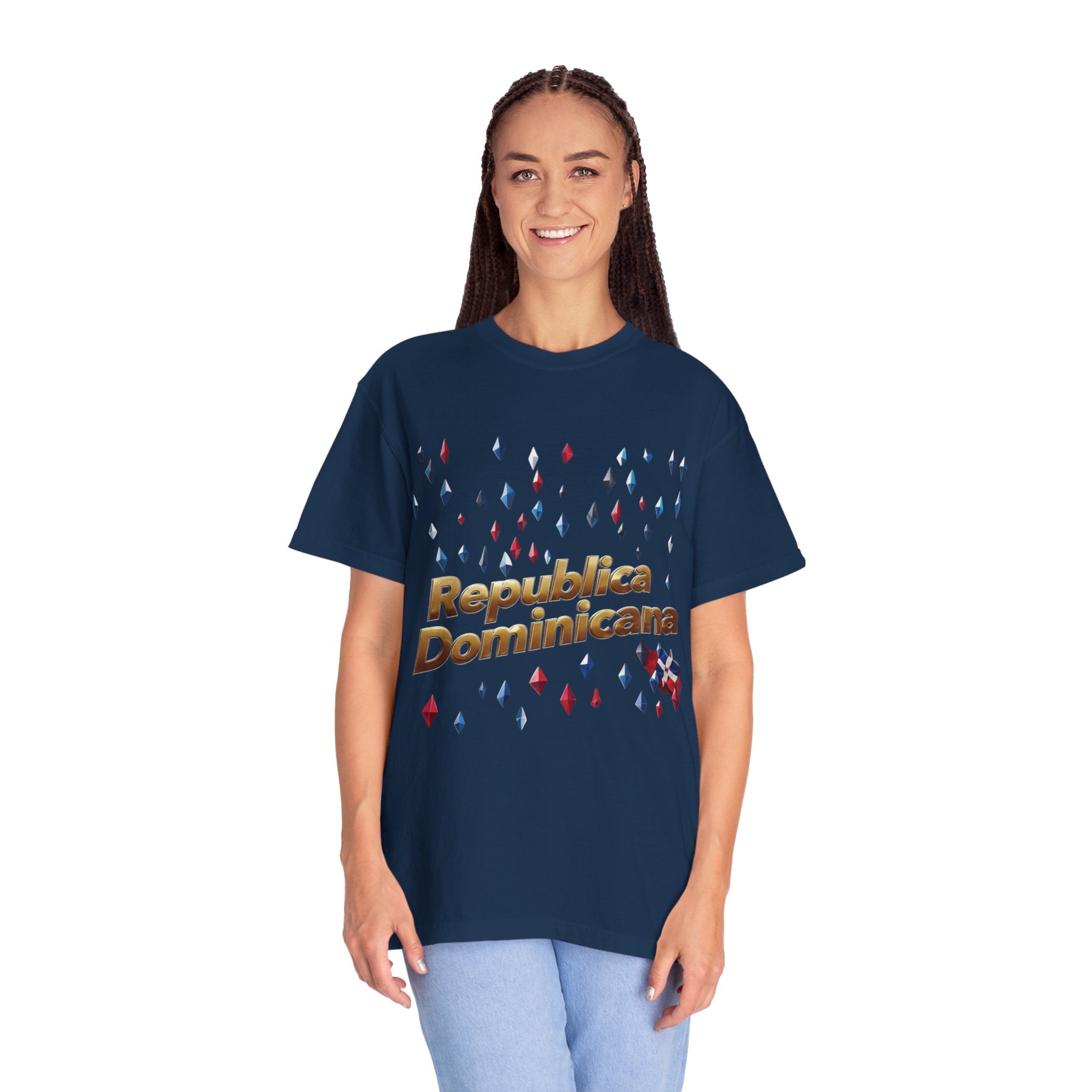 Unisex Garment-Dyed T-Shirt - Dominican Republic Celebration T-Shirt