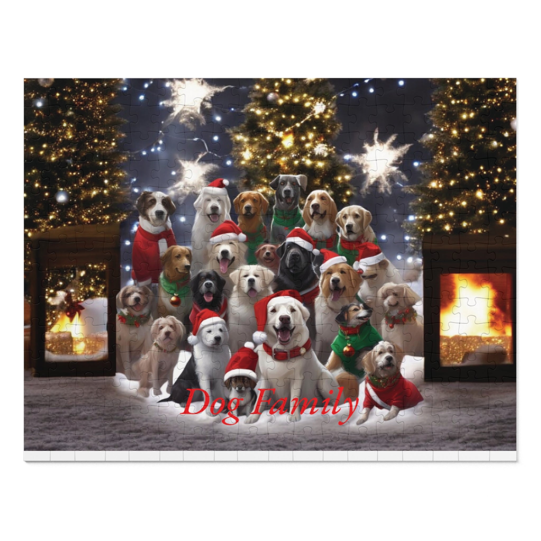 Dog Christmas Puzzle