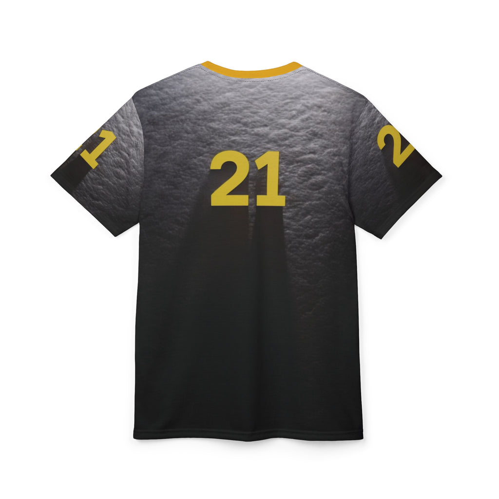 Camiseta unisex personalizada 21 con corte y costura: camiseta deportiva con gráficos para atletas y aficionados