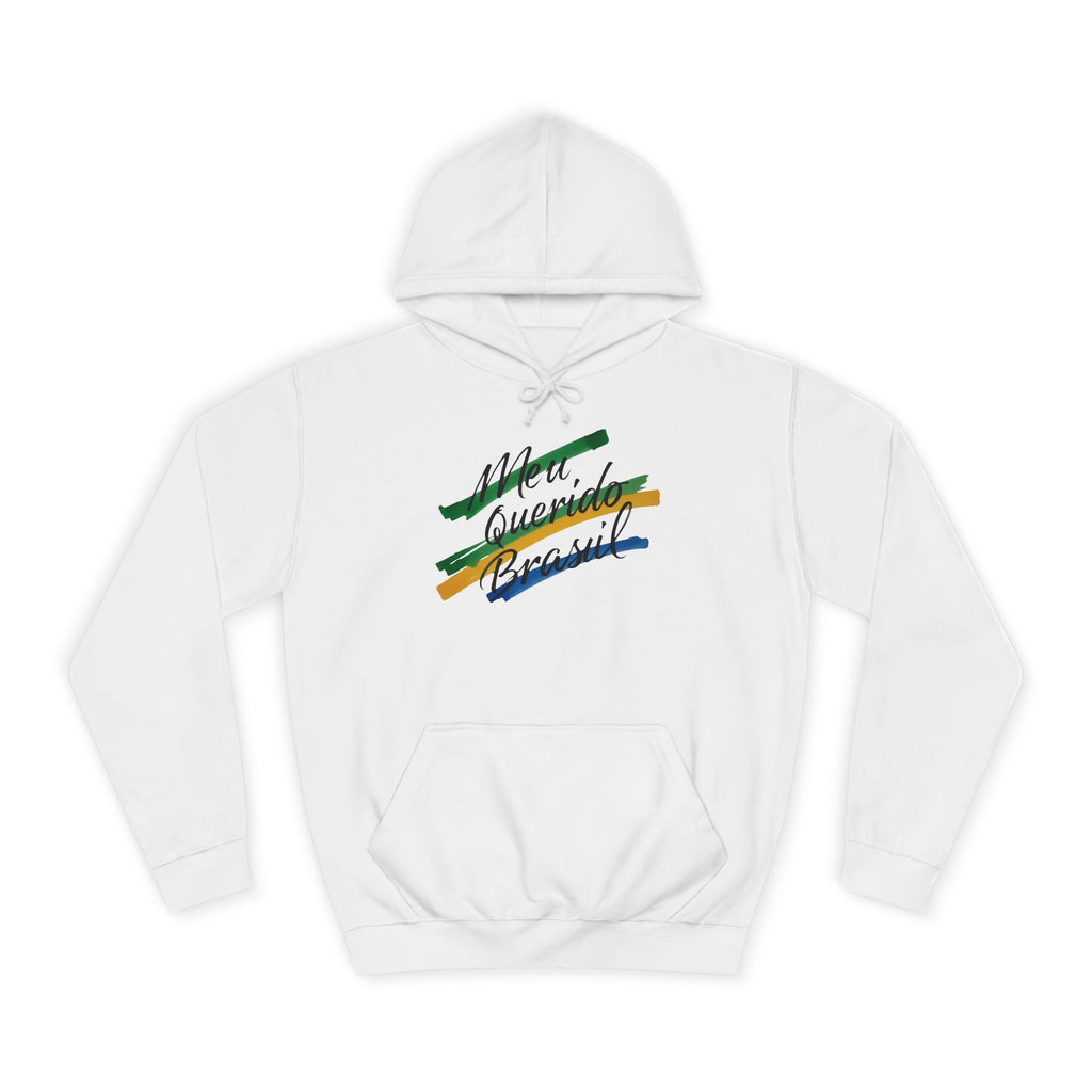 Moletom Universitário Unissex - 'Meu Querido Brasil' - Conforto Casual para Estudantes