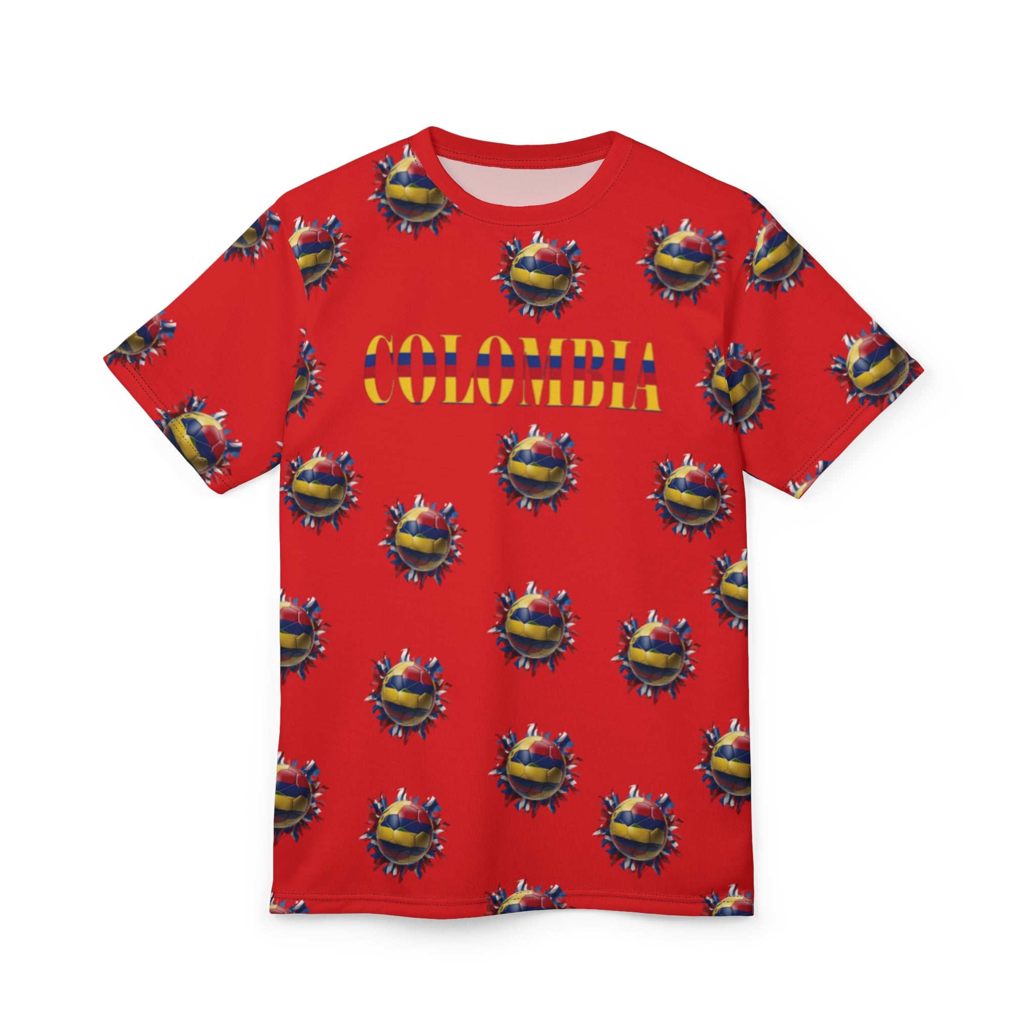 Camiseta colombiana unisex - Tejido de microfibra suave y de primera calidad