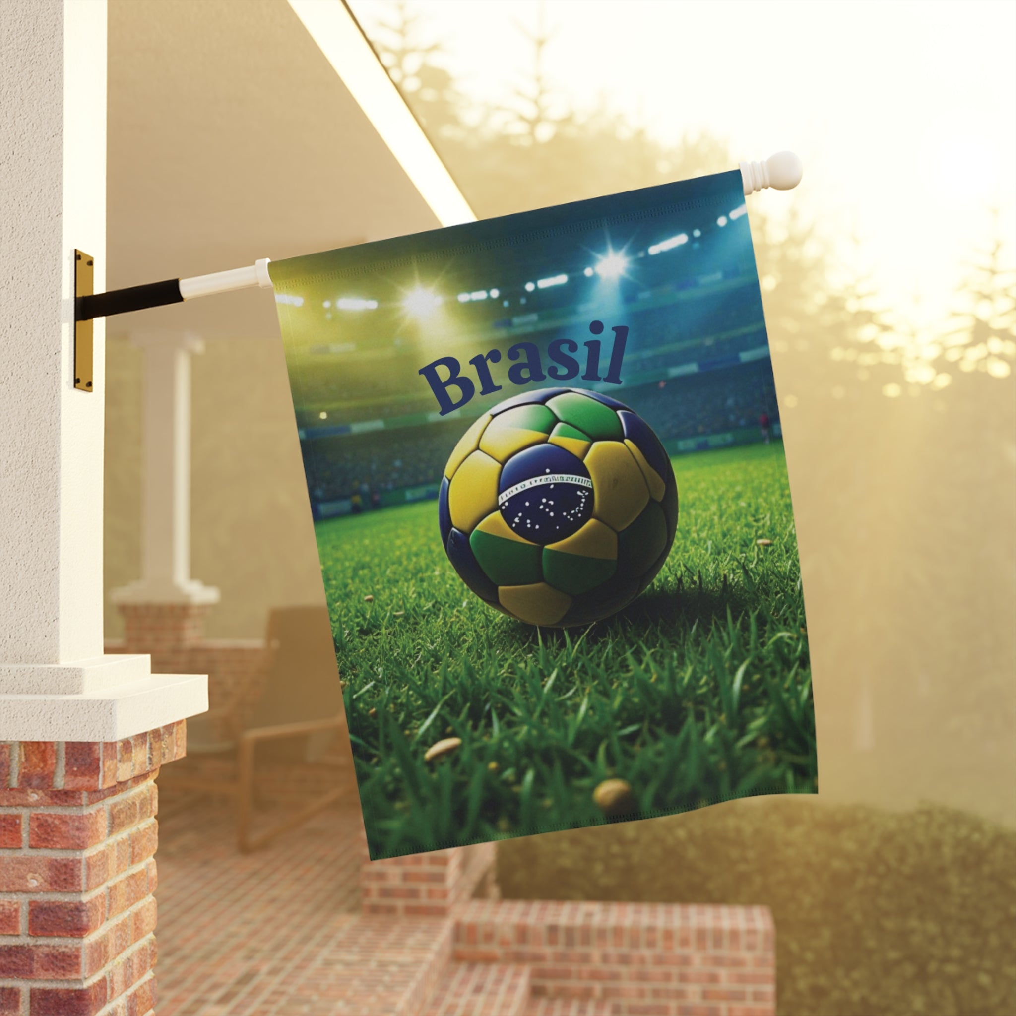 Brasil Soccer Garden Flag – Football Stadium Yard Banner