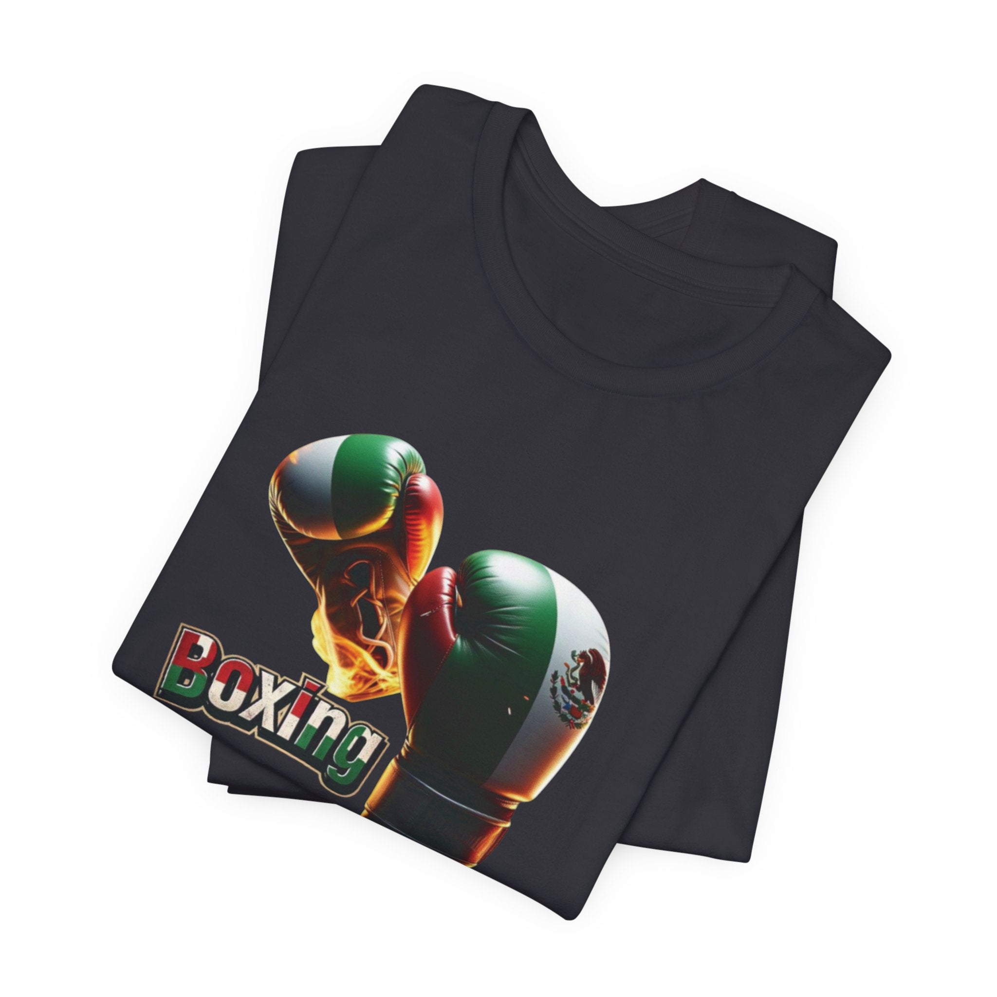 Camiseta unisex con gráfico de boxeo: ropa deportiva para los amantes del fitness