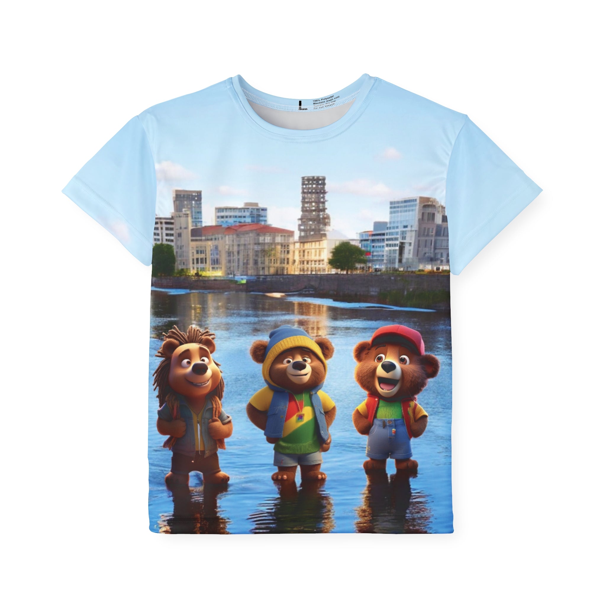 Kids T-Shirt Bears in the City 