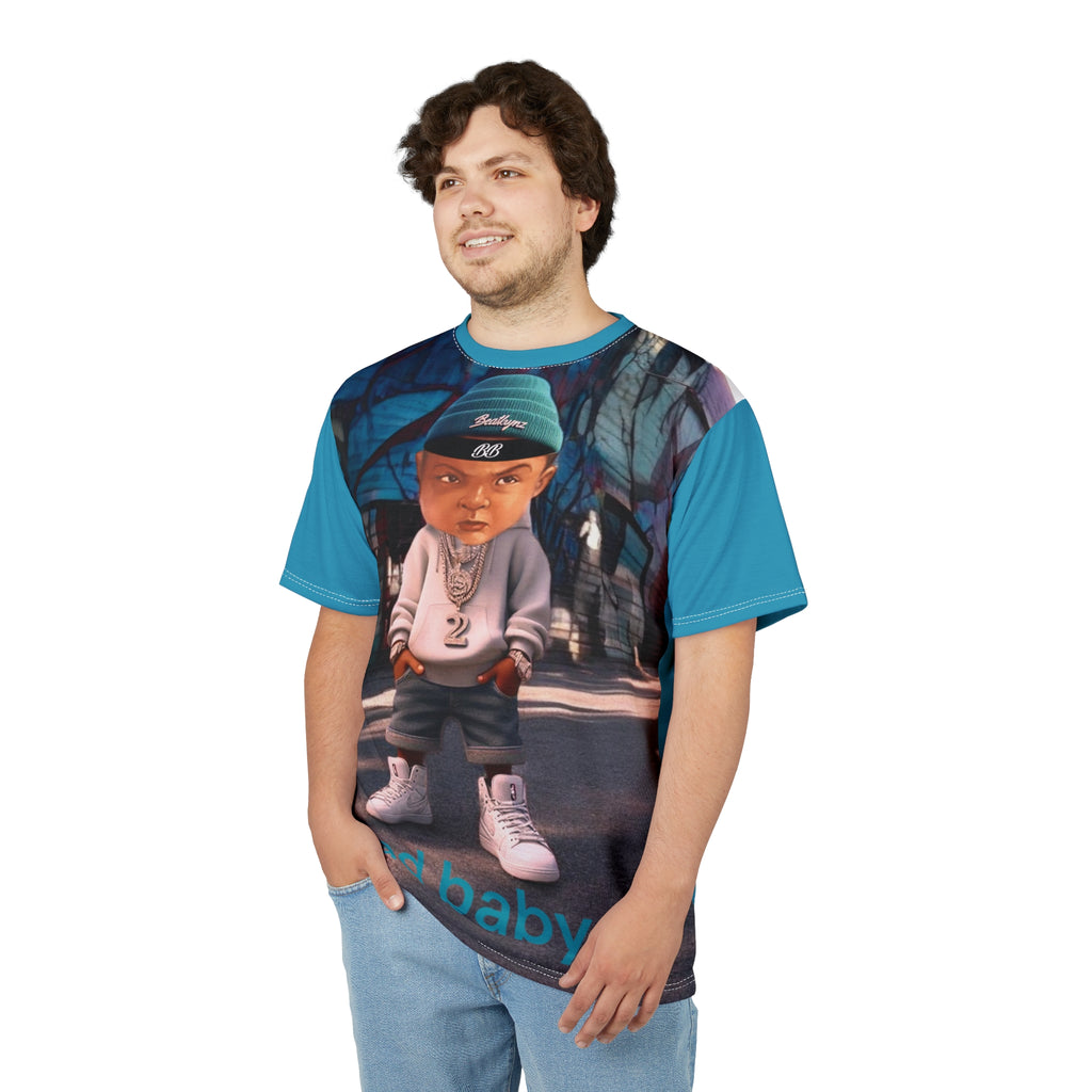 Cut &amp; Sew Men's Tee - Bad Baby Brand - Christmas Gift Idea