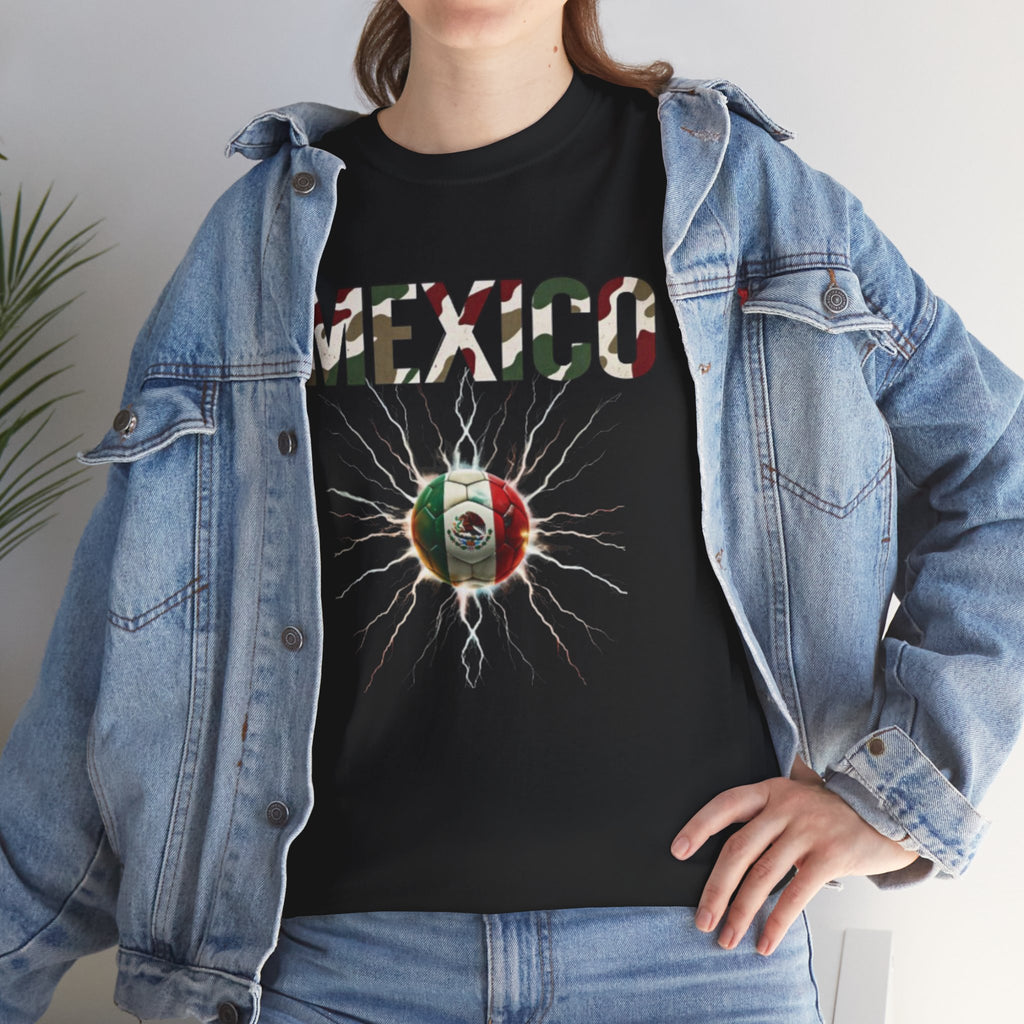 Camiseta unisex de algodón grueso Orgullo de México - Celebra la herencia