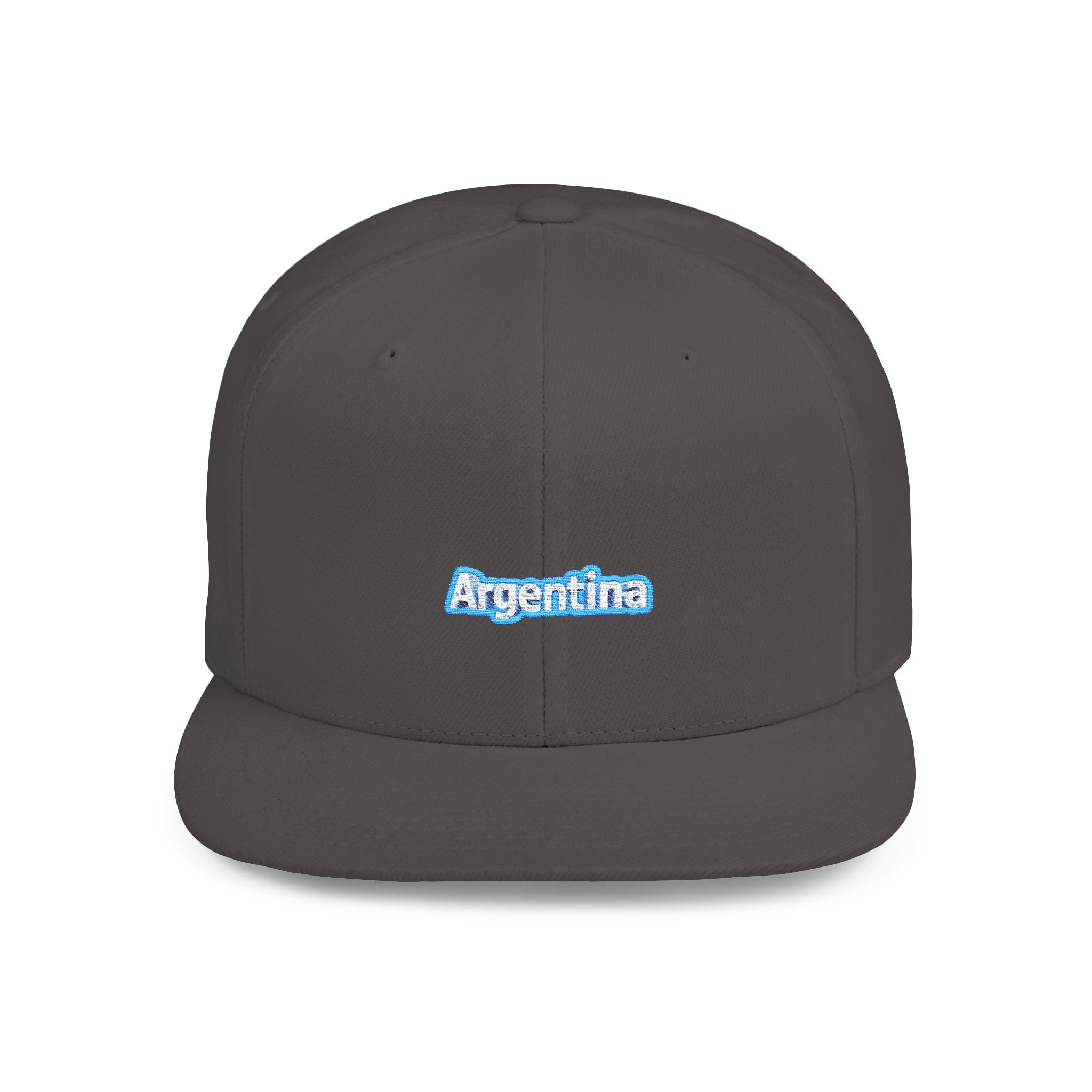 Gorra snapback - Elegante gorra gris argentina para uso casual