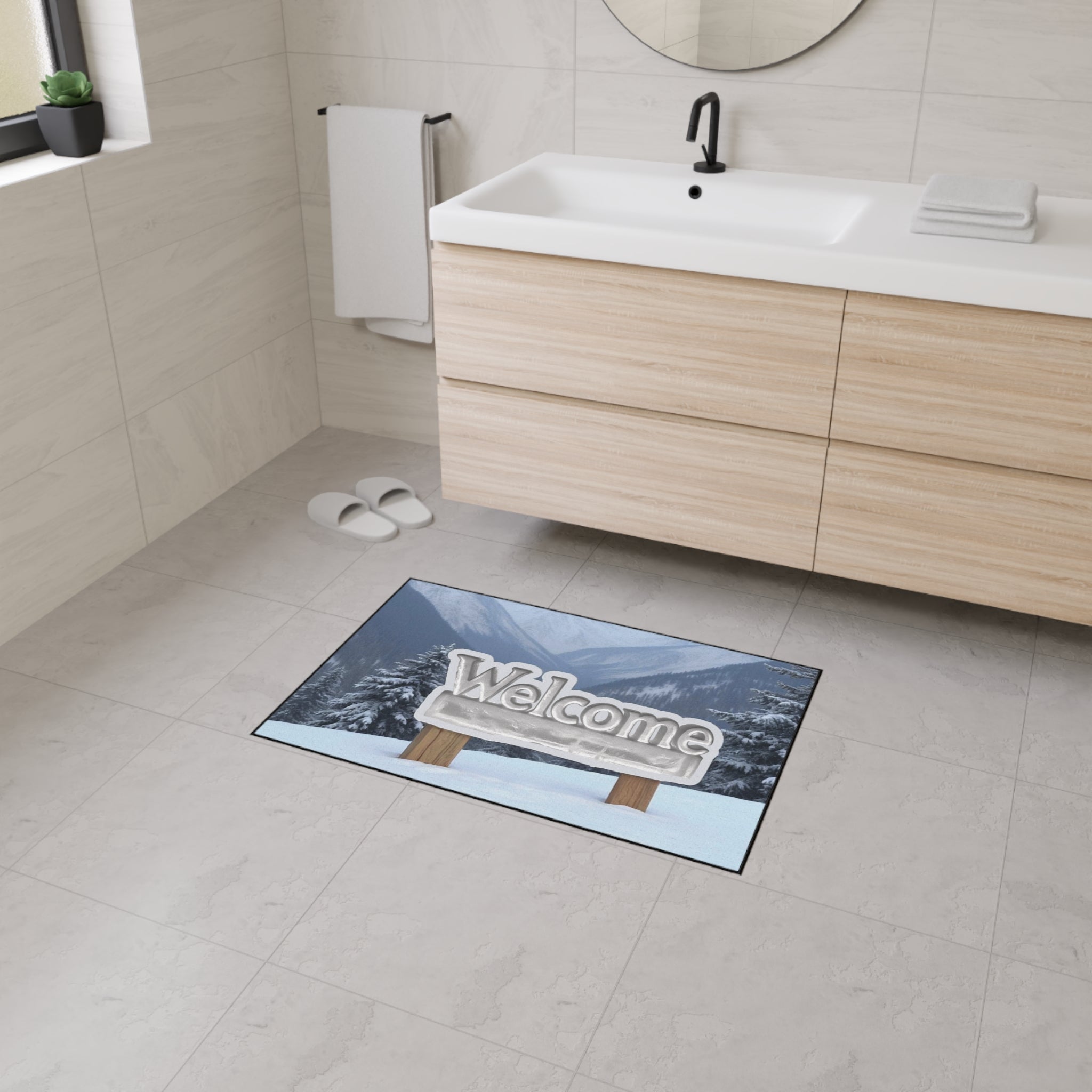 Heavy Duty Floor Mat ' Welcome '