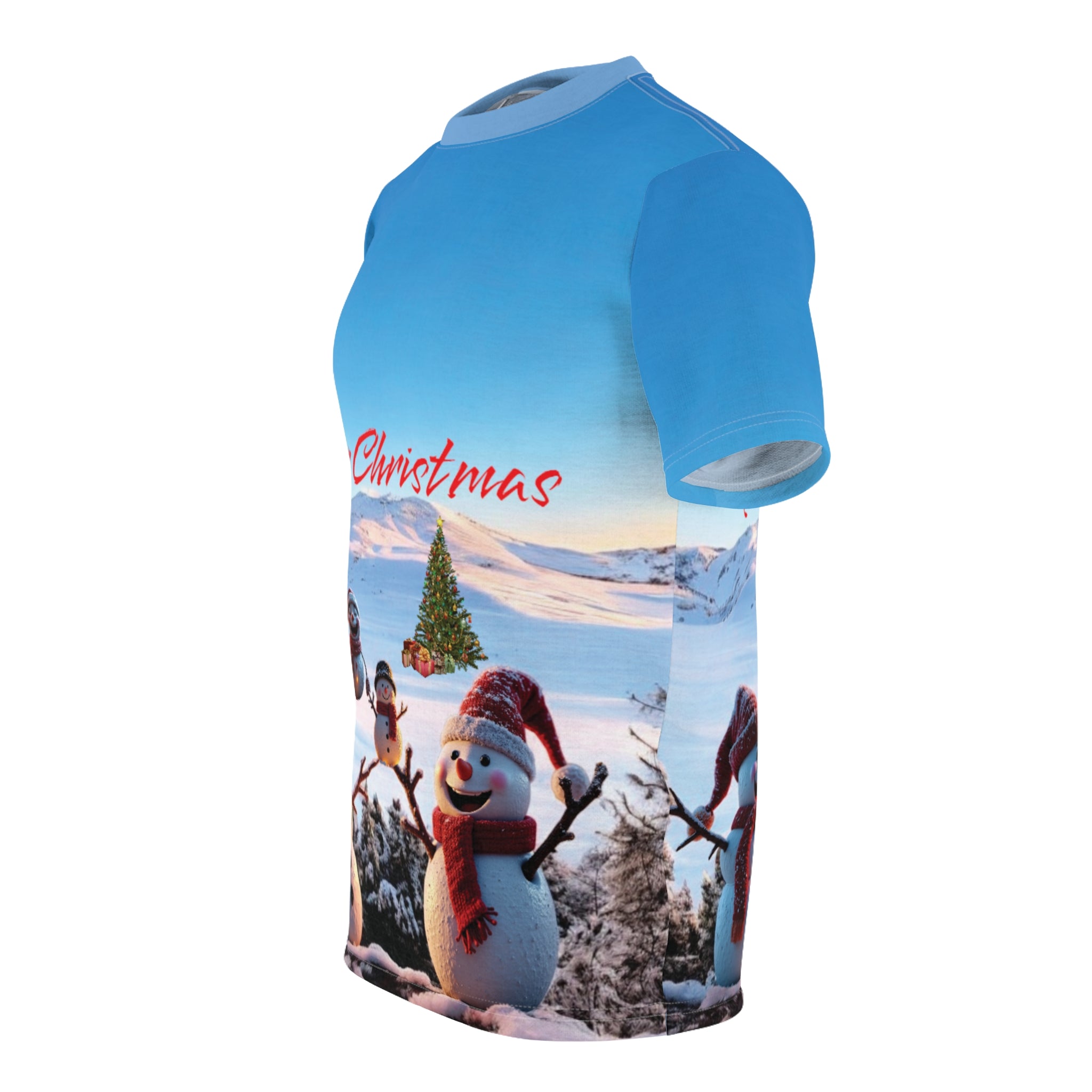 Christmas Snowman Unisex Tee