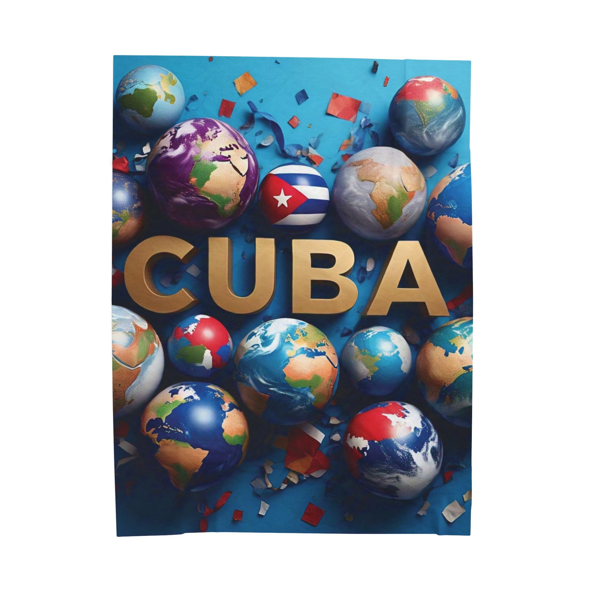 Manta de felpa cubana