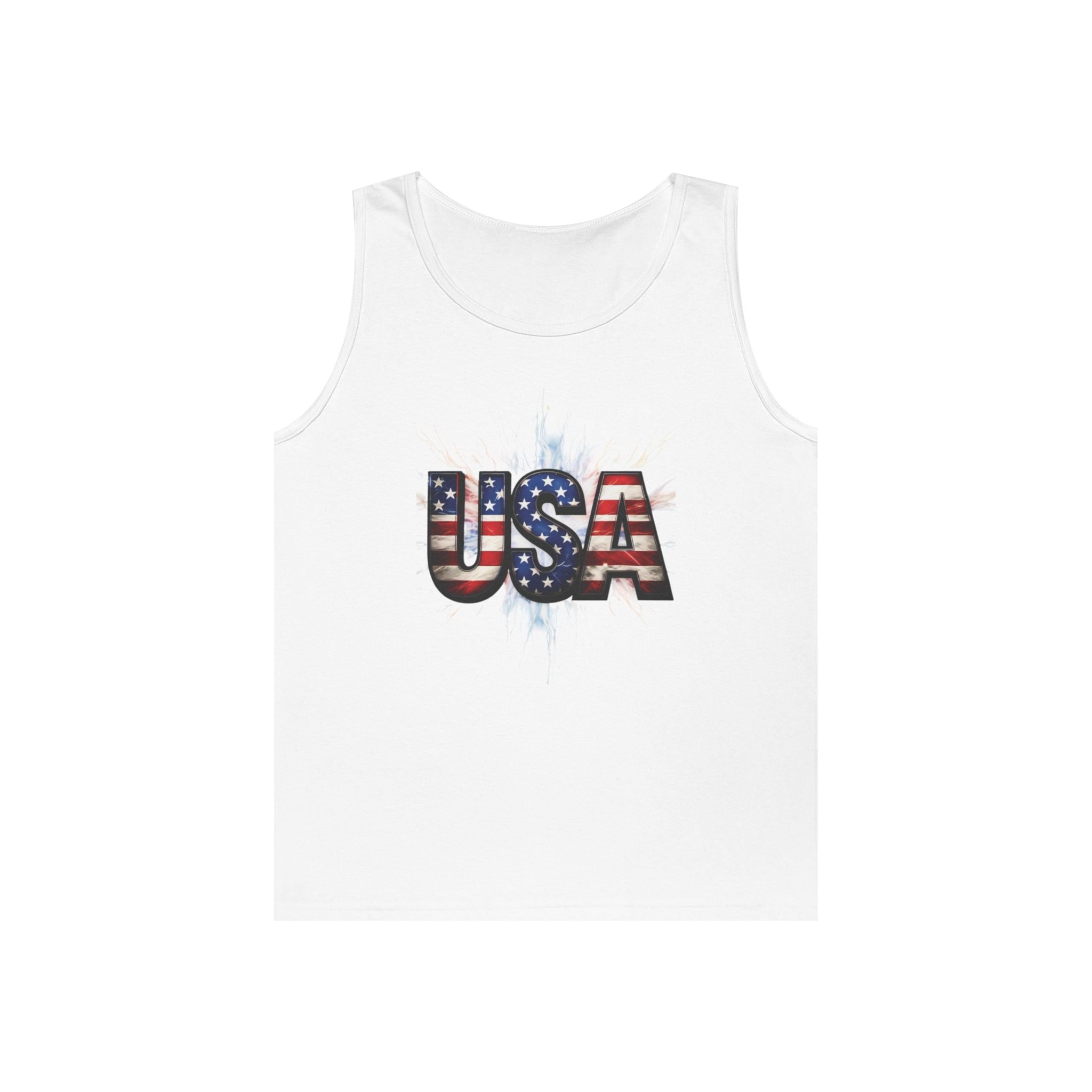 USA Patriotic Unisex Heavy Cotton Tank Top