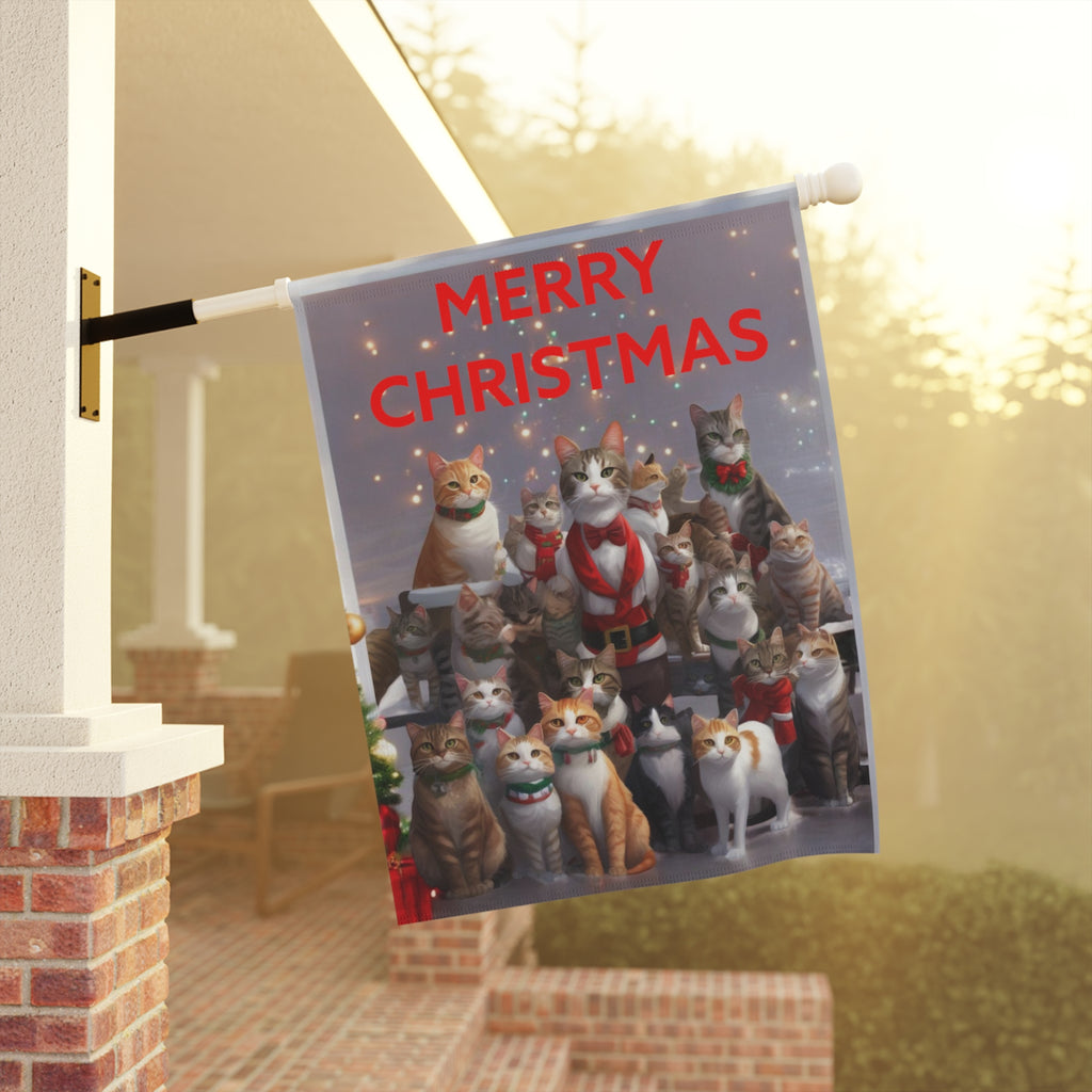 Christmas Cat Banner
