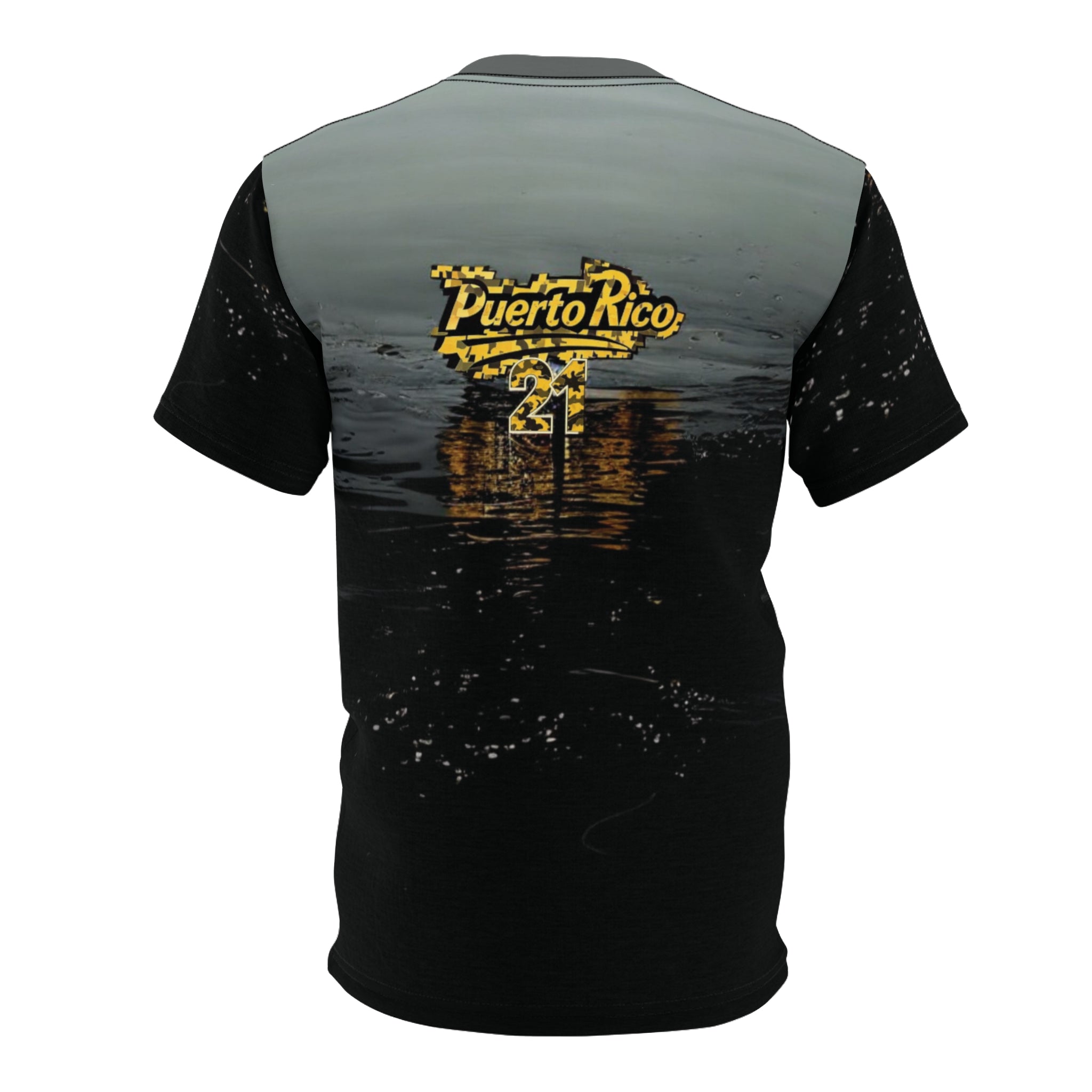 Camiseta unisex con diseño de atardecer de Puerto Rico, perfecta para vacaciones y verano.