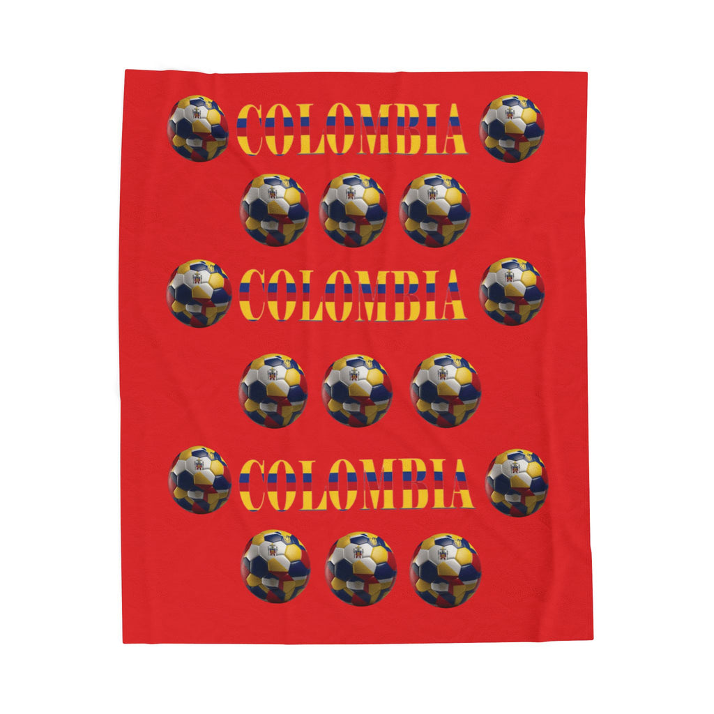 Manta de terciopelo de felpa - Diseño colombiano