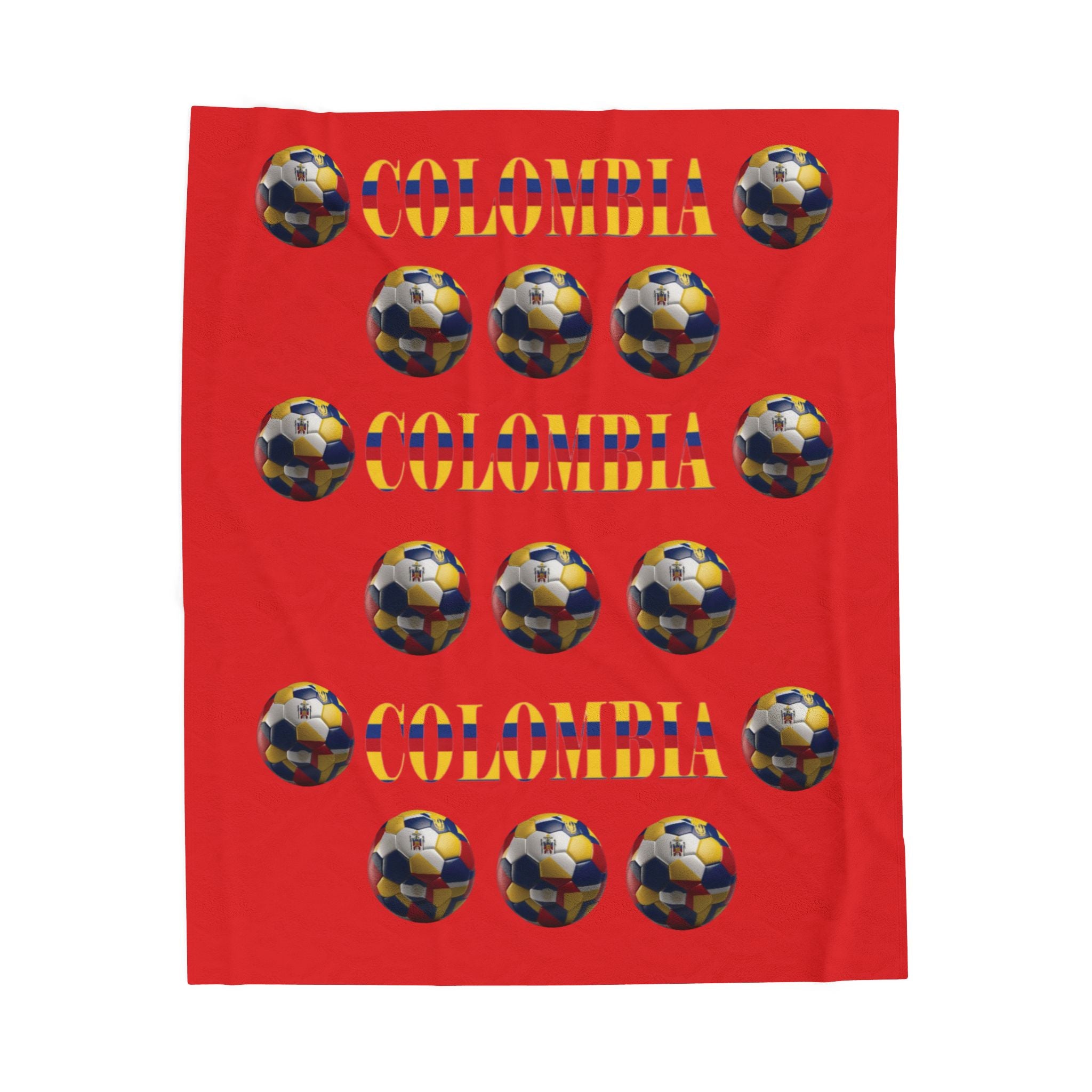 Manta de terciopelo de felpa - Diseño colombiano