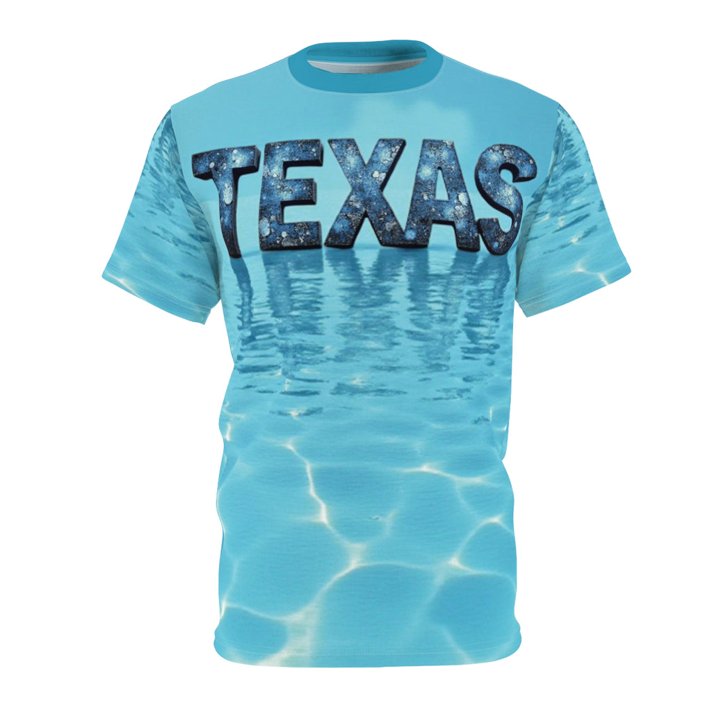 Texas Water-Themed Unisex Tee, Chill Vibes, Perfect for Summer, Beachwear, Outdoor Activities, Gift for Texas Lovers