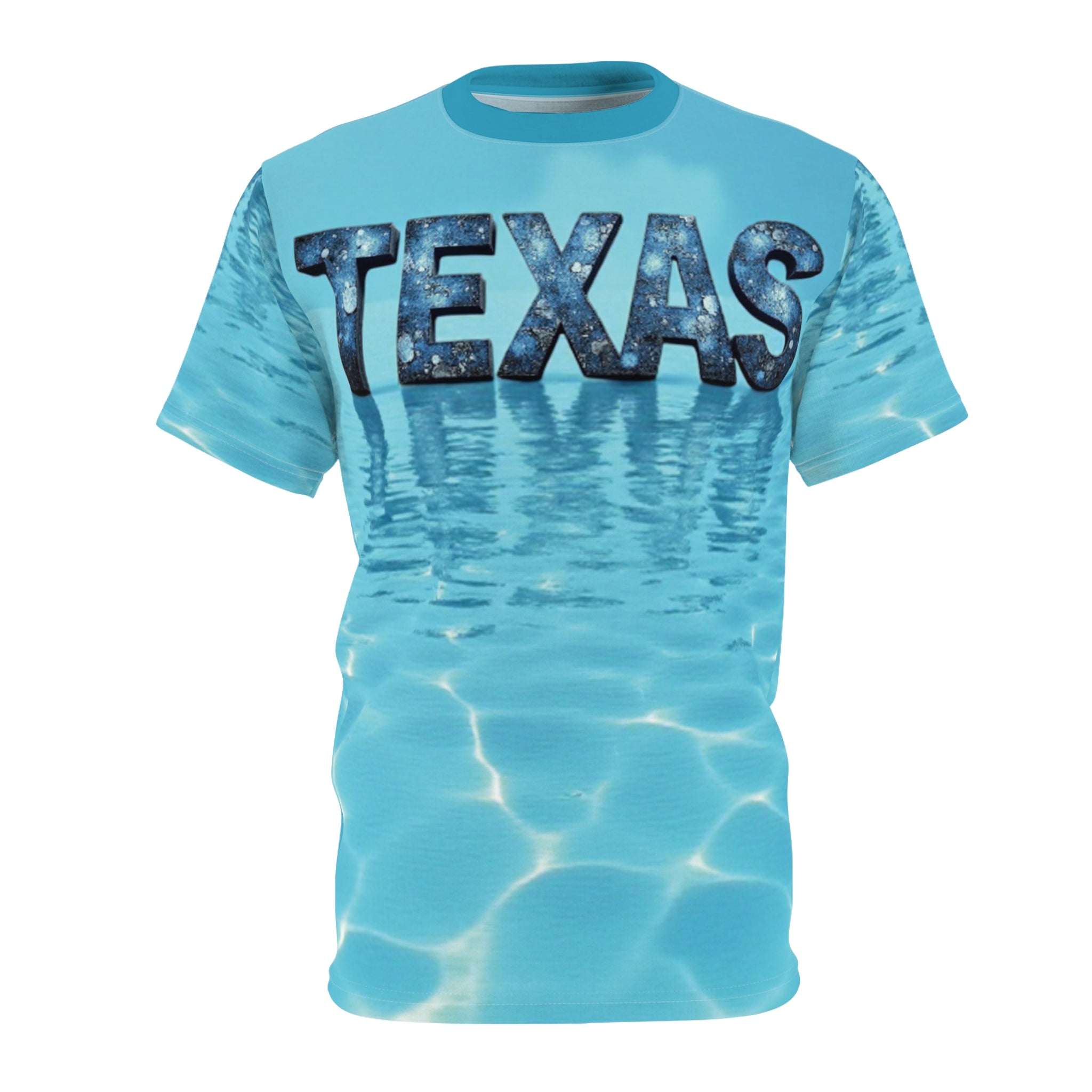 Texas Water-Themed Unisex Tee, Chill Vibes, Perfect for Summer, Beachwear, Outdoor Activities, Gift for Texas Lovers