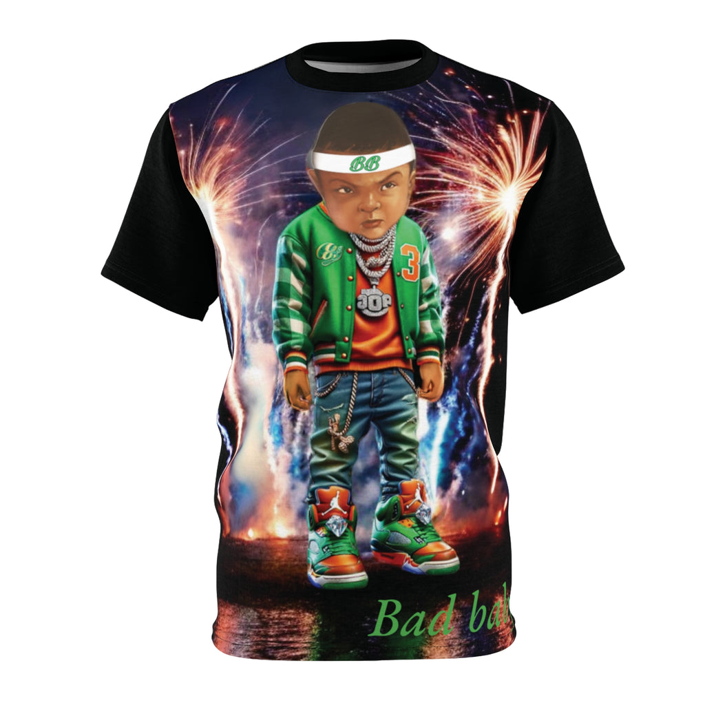 Cut &amp; Sew Men's Tee - Bad Baby Brand - Christmas Gift 