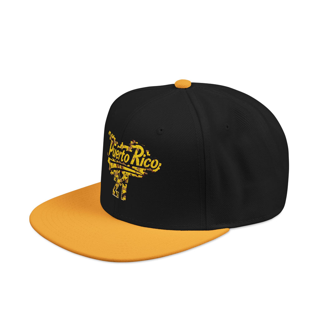 Gorra Snapback Puerto Rico 21: elegante gorra bordada para celebraciones de verano