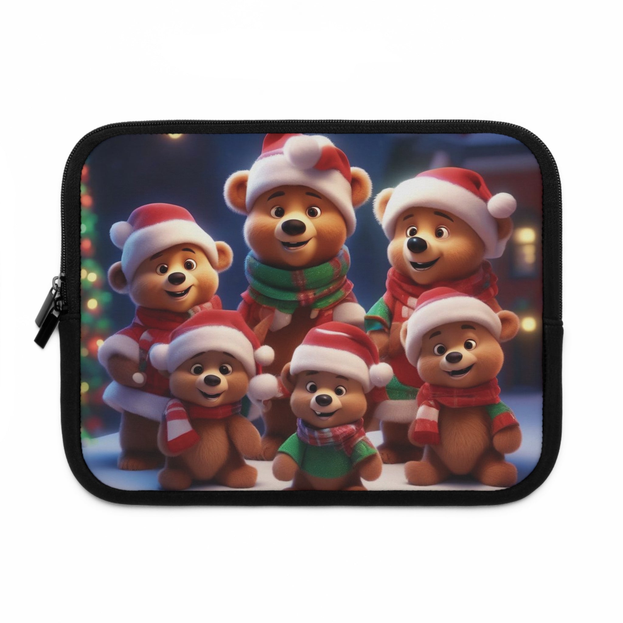 Christmas Bear Laptop Sleeve