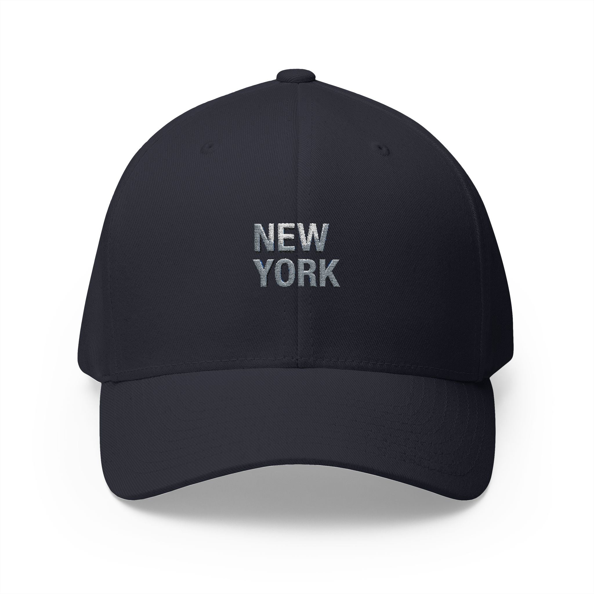 New York Embroidered Baseball Cap — Minimal City Vintage Logo Hat