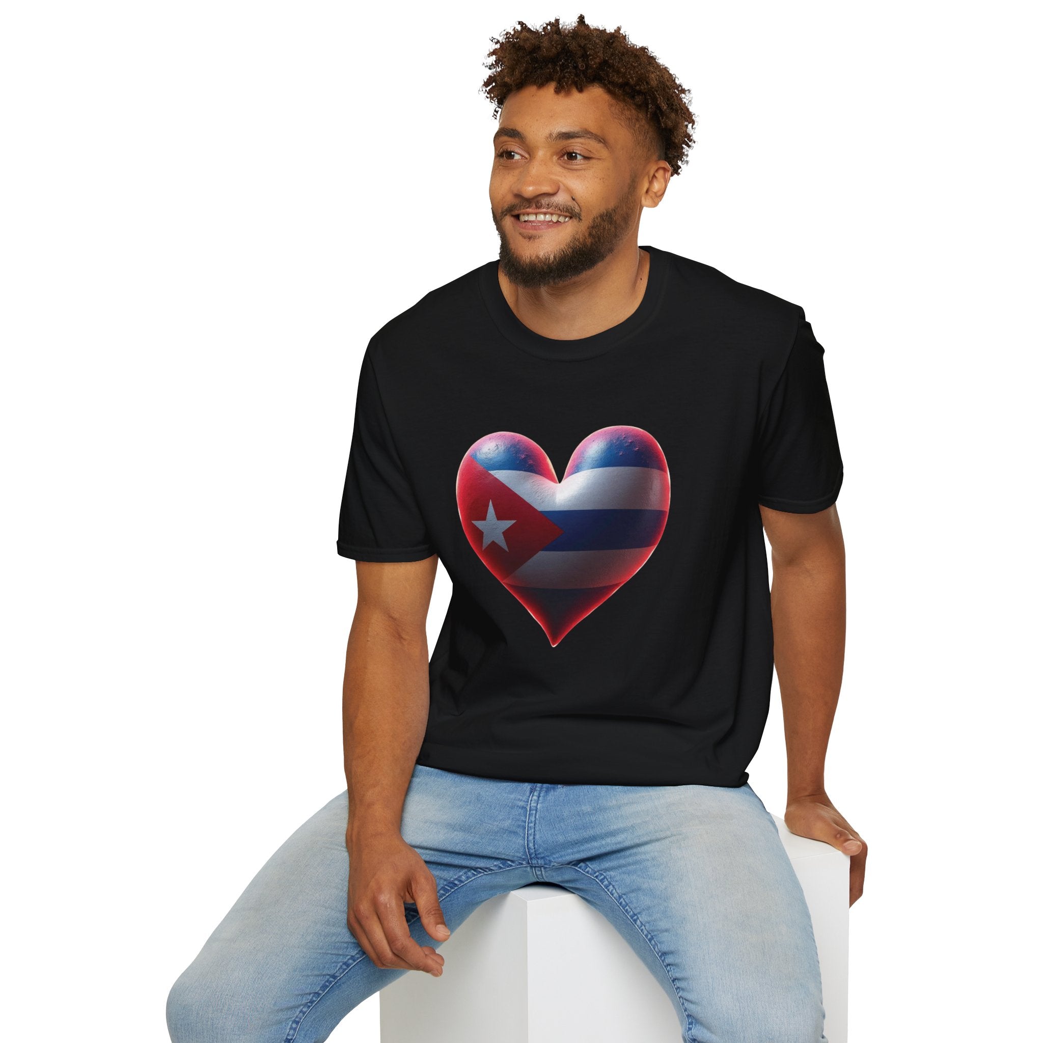 Camiseta cubana unisex de estilo suave