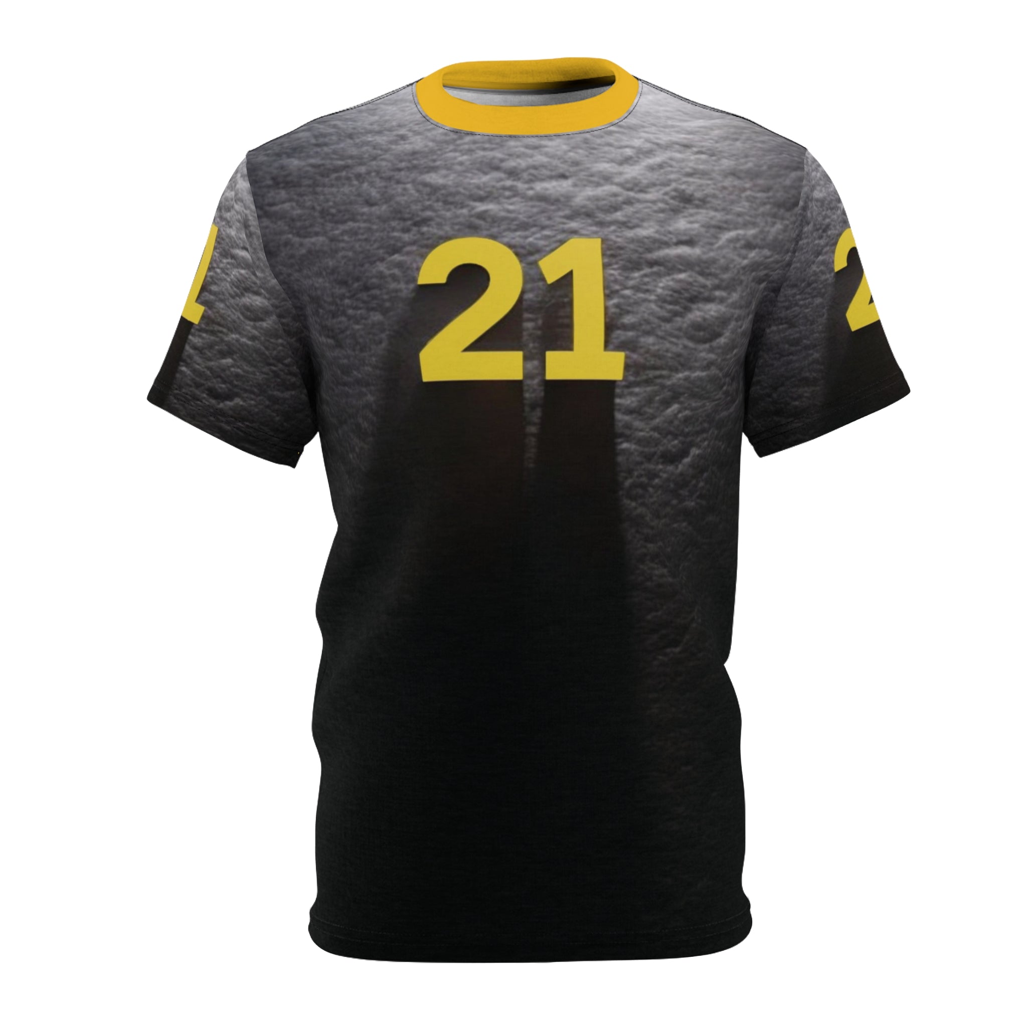 Camiseta unisex personalizada 21 con corte y costura: camiseta deportiva con gráficos para atletas y aficionados