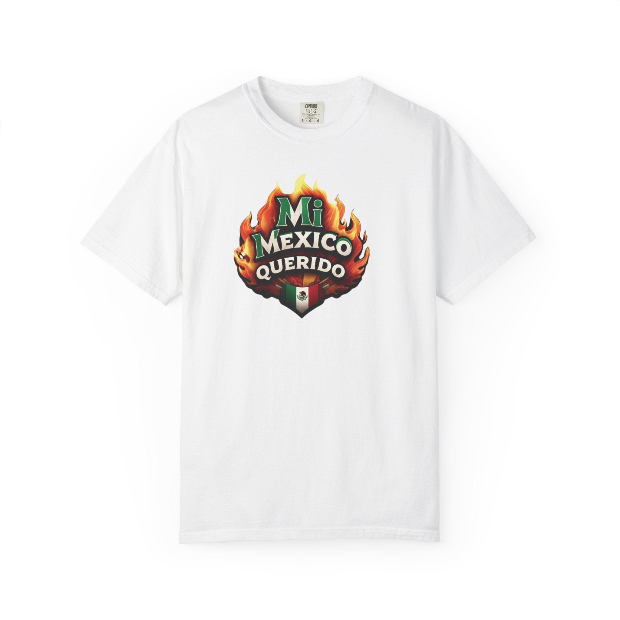 Mi Mexico Querido Flame Graphic Unisex T-Shirt