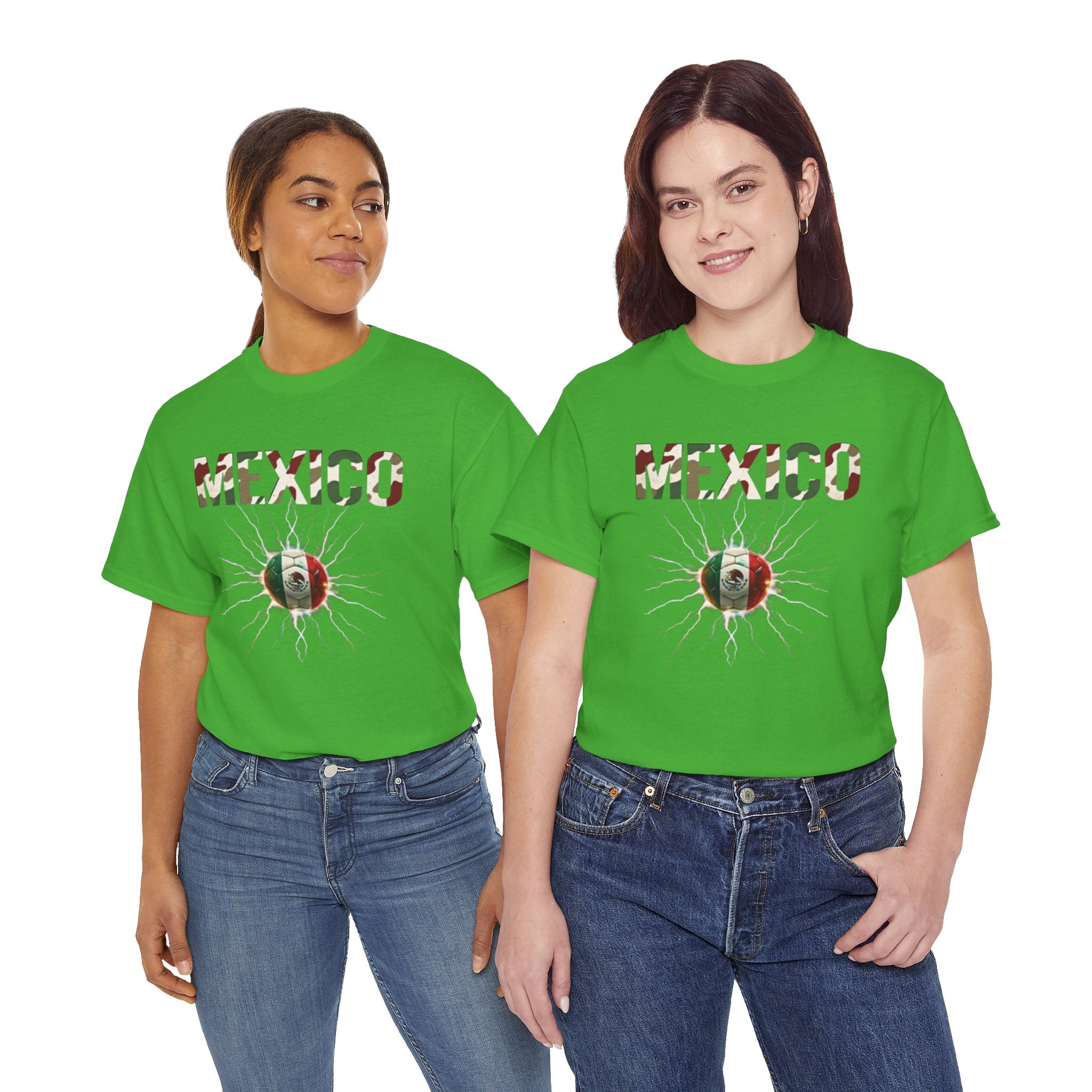 Camiseta unisex de algodón grueso Orgullo de México - Celebra la herencia