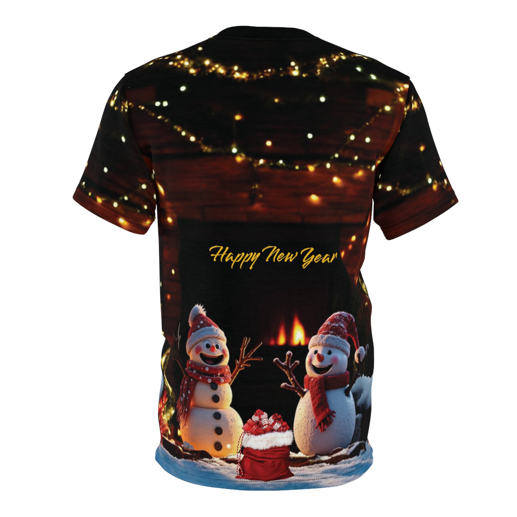 New Year Snowmen Unisex Tee