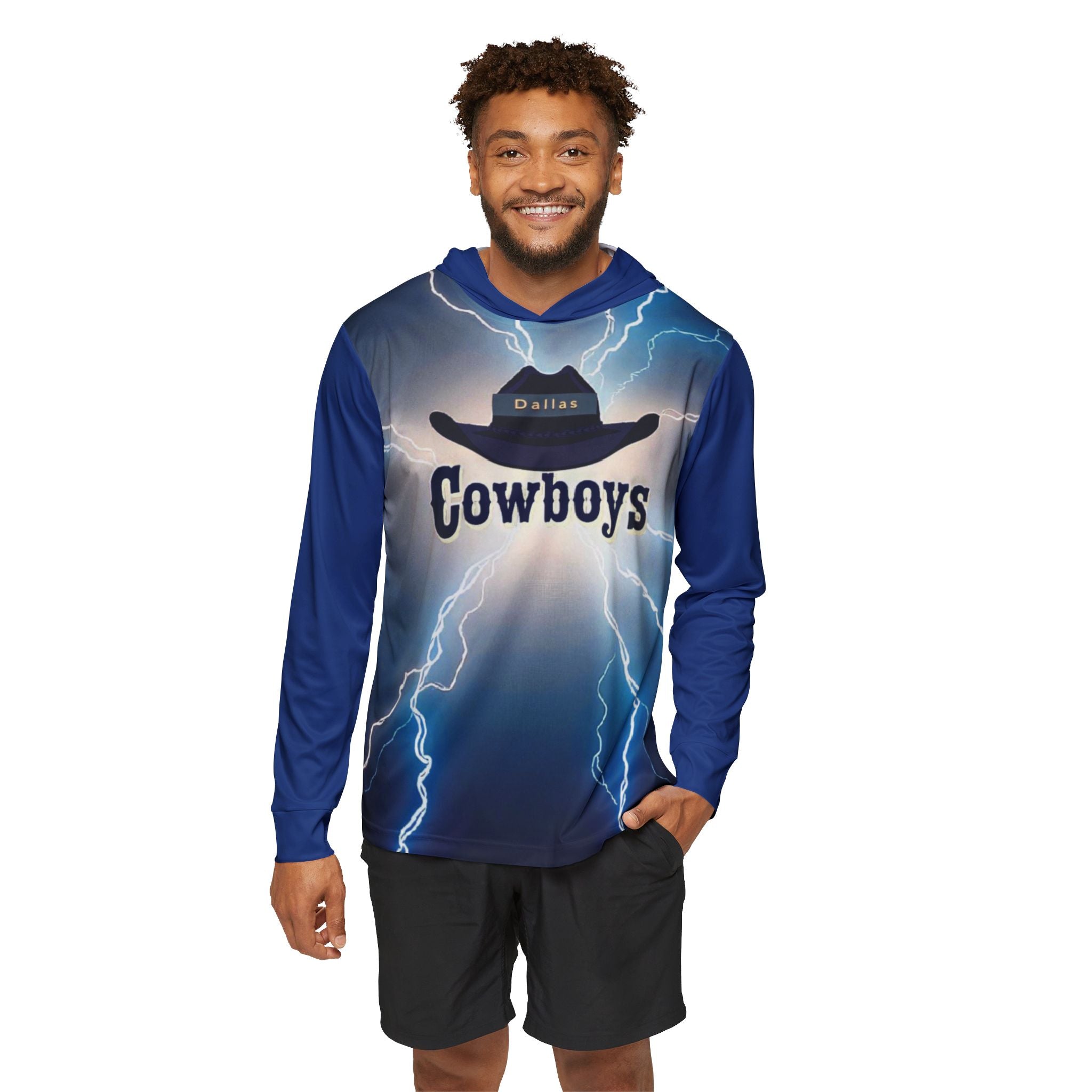 Cowboys Sports Warmup Hoodie, Graphic Hoodie, Men's , Workout Gear,Clothing 