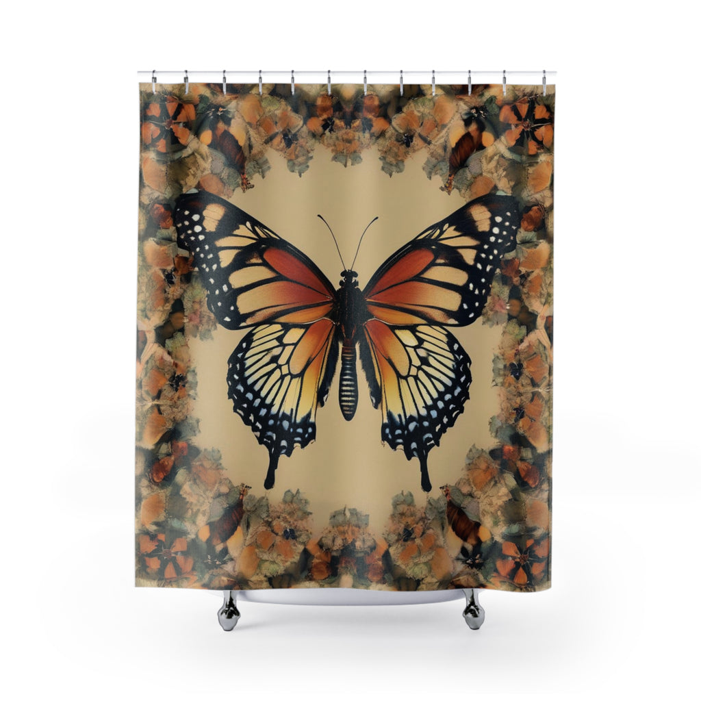 Butterfly Shower Curtains 