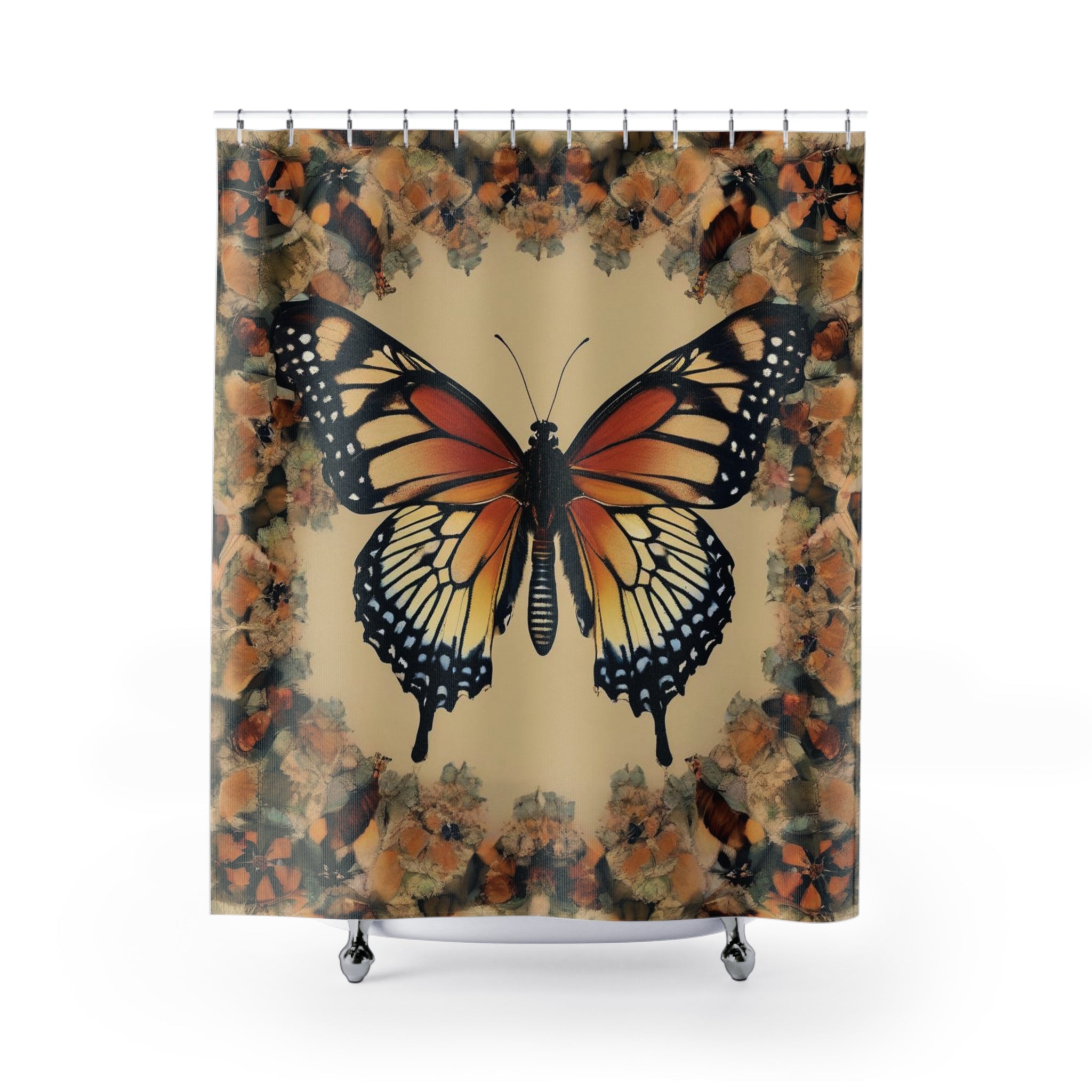 Butterfly Shower Curtains 