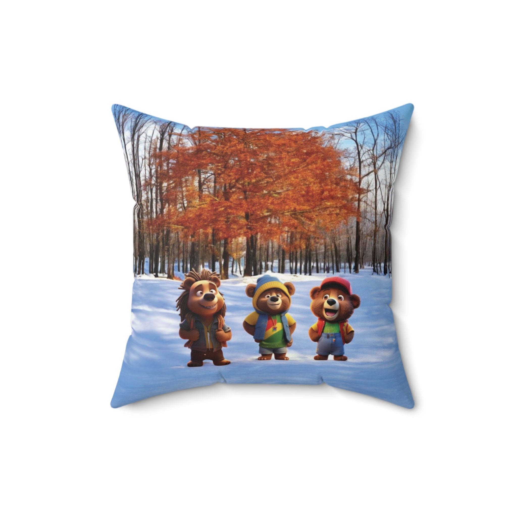 Spun Polyester Square Pillow