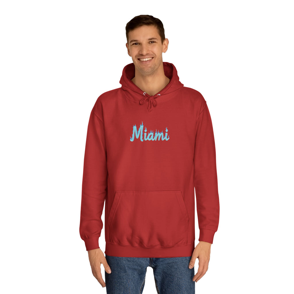 Miami Unisex College Hoodie | Cozy Casual Style, College Apparel, Gift for Students, Summer Vibes, Beachwear 