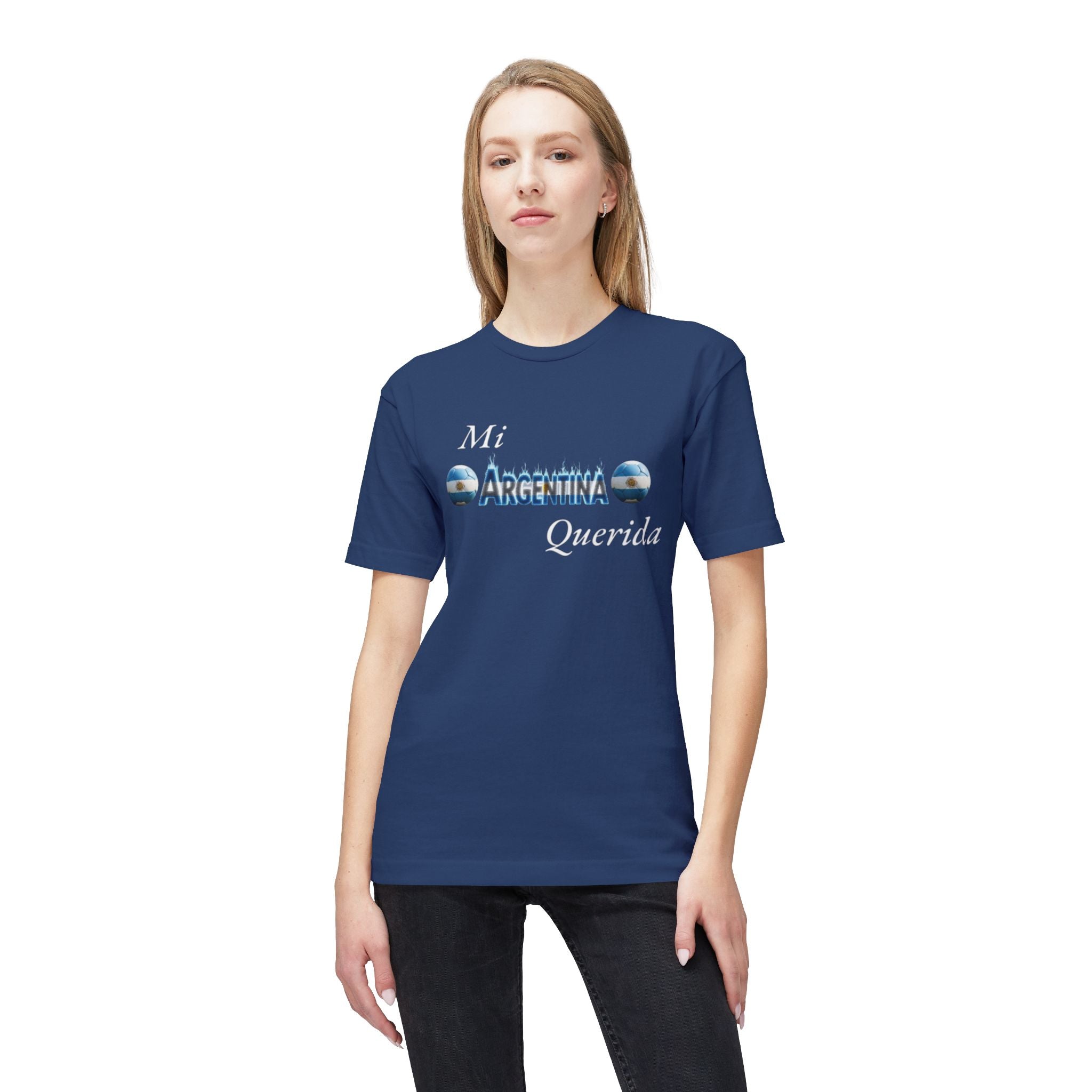 Camiseta unisex argentina, fabricada en EE. UU. - Diseño personalizado de alta calidad
